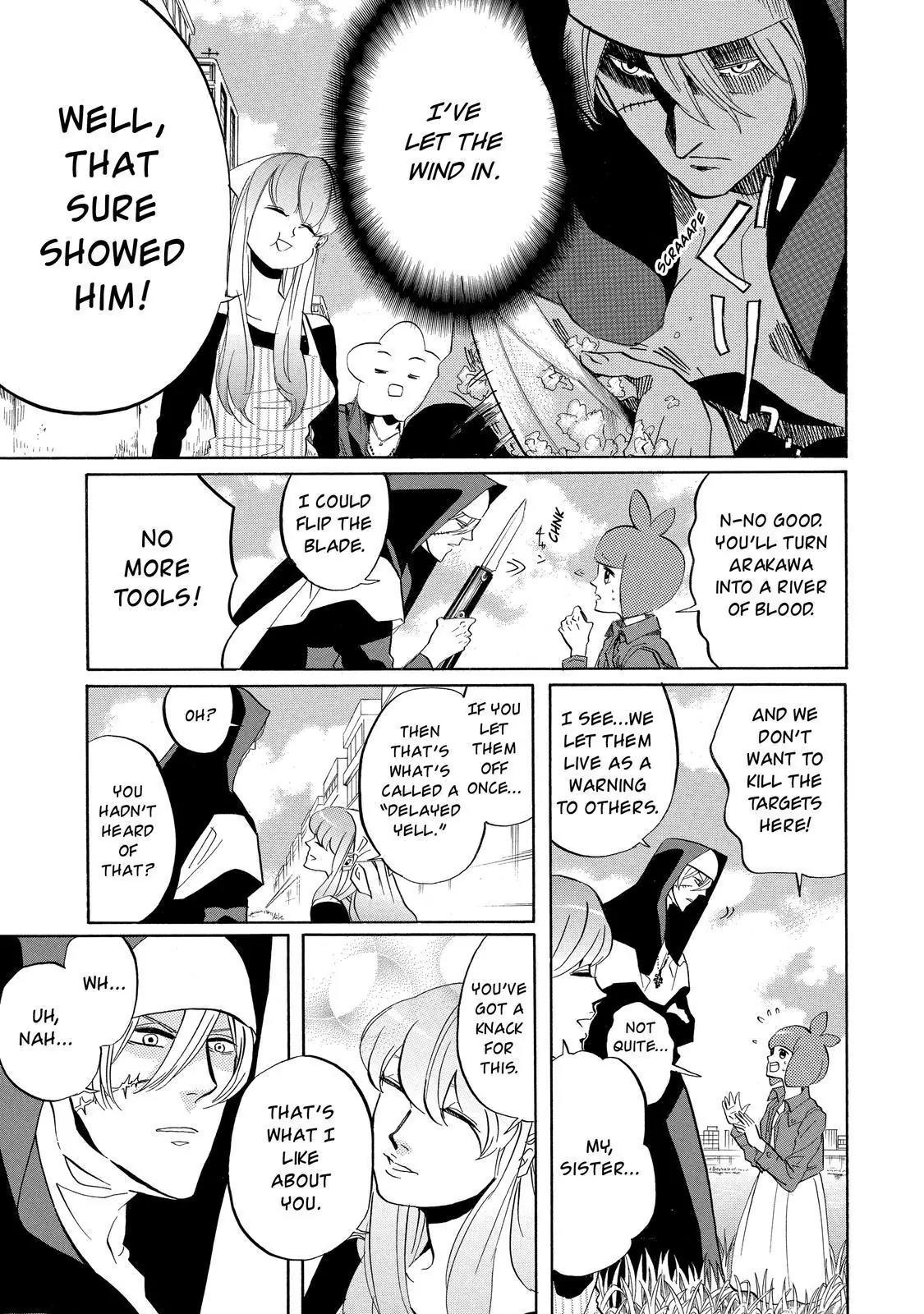 Arakawa Under the Bridge Chapter 285 page 4 - Chapter 285: Yelling Trials