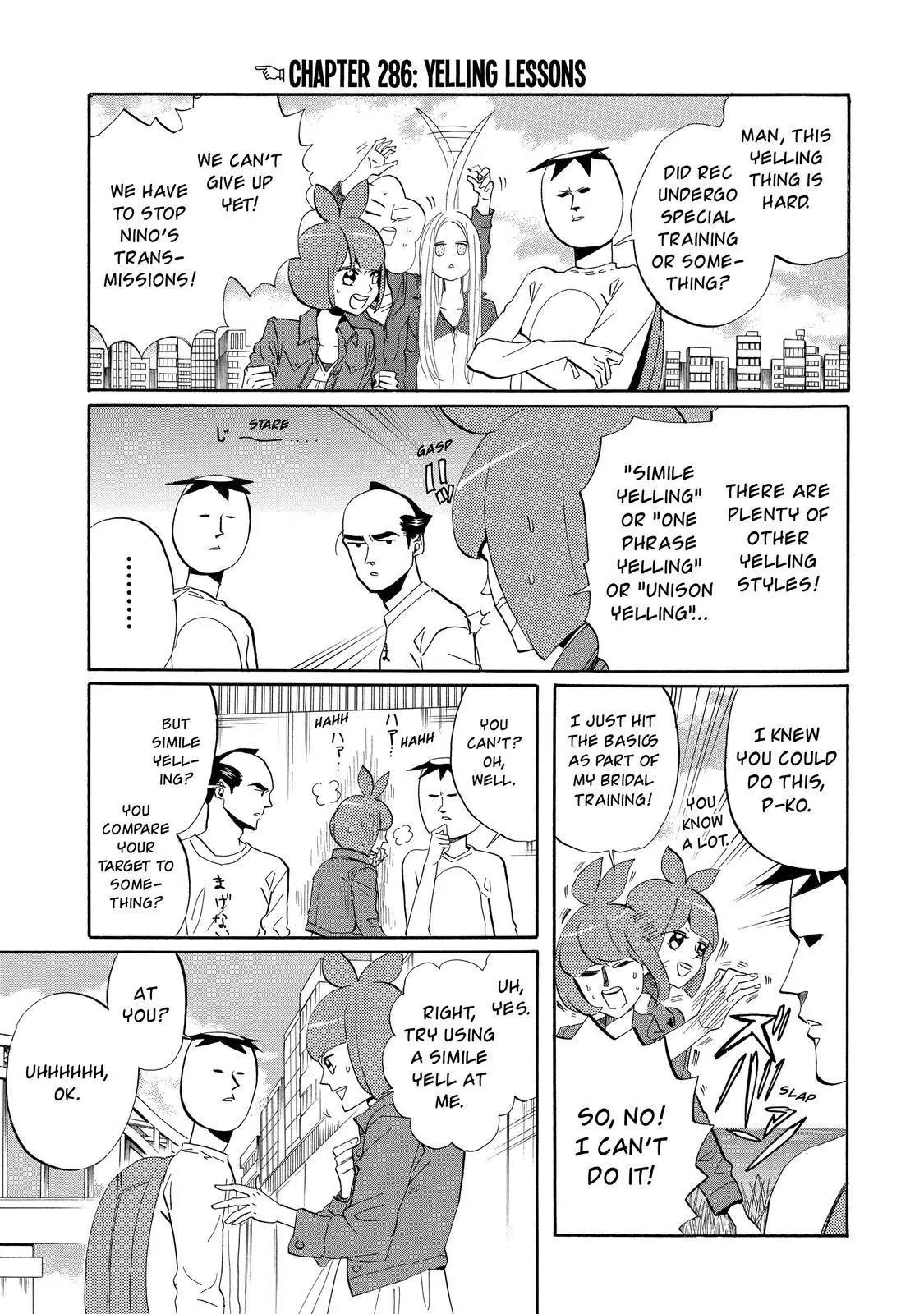 Arakawa Under the Bridge Chapter 286 page 2 - Chapter 286: Yelling Lessons