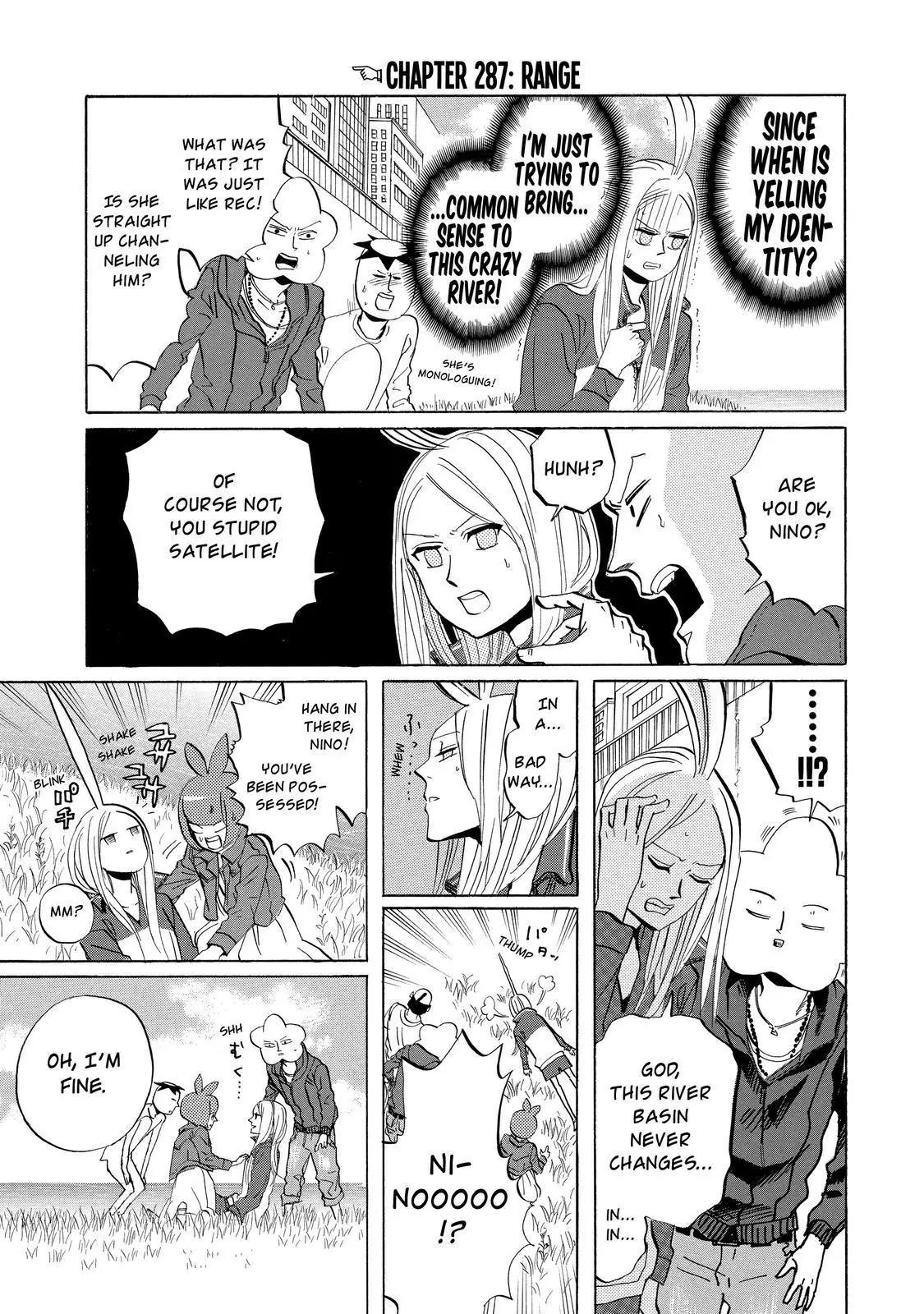 Arakawa Under the Bridge Chapter 287 page 2 - Chapter 287: Range