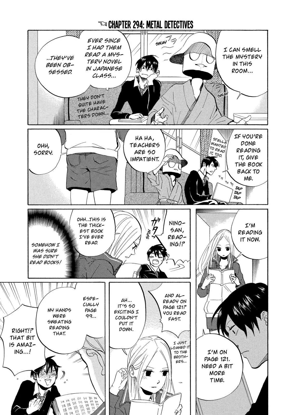 Arakawa Under the Bridge Chapter 294 page 4 - Chapter 294: Metal Detectives