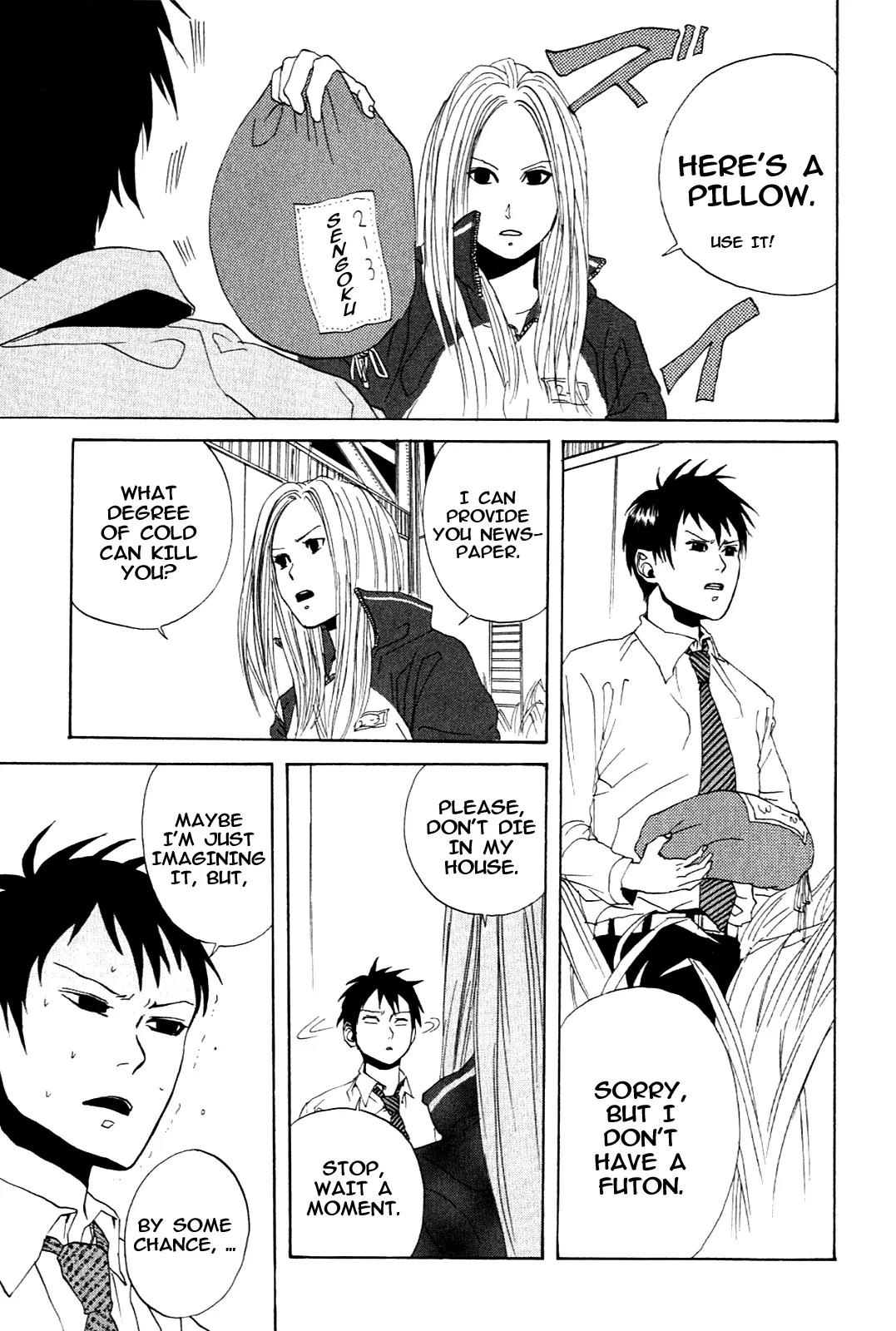 Arakawa Under the Bridge Chapter 3 page 3 - Chapter 3: Positive Thinking