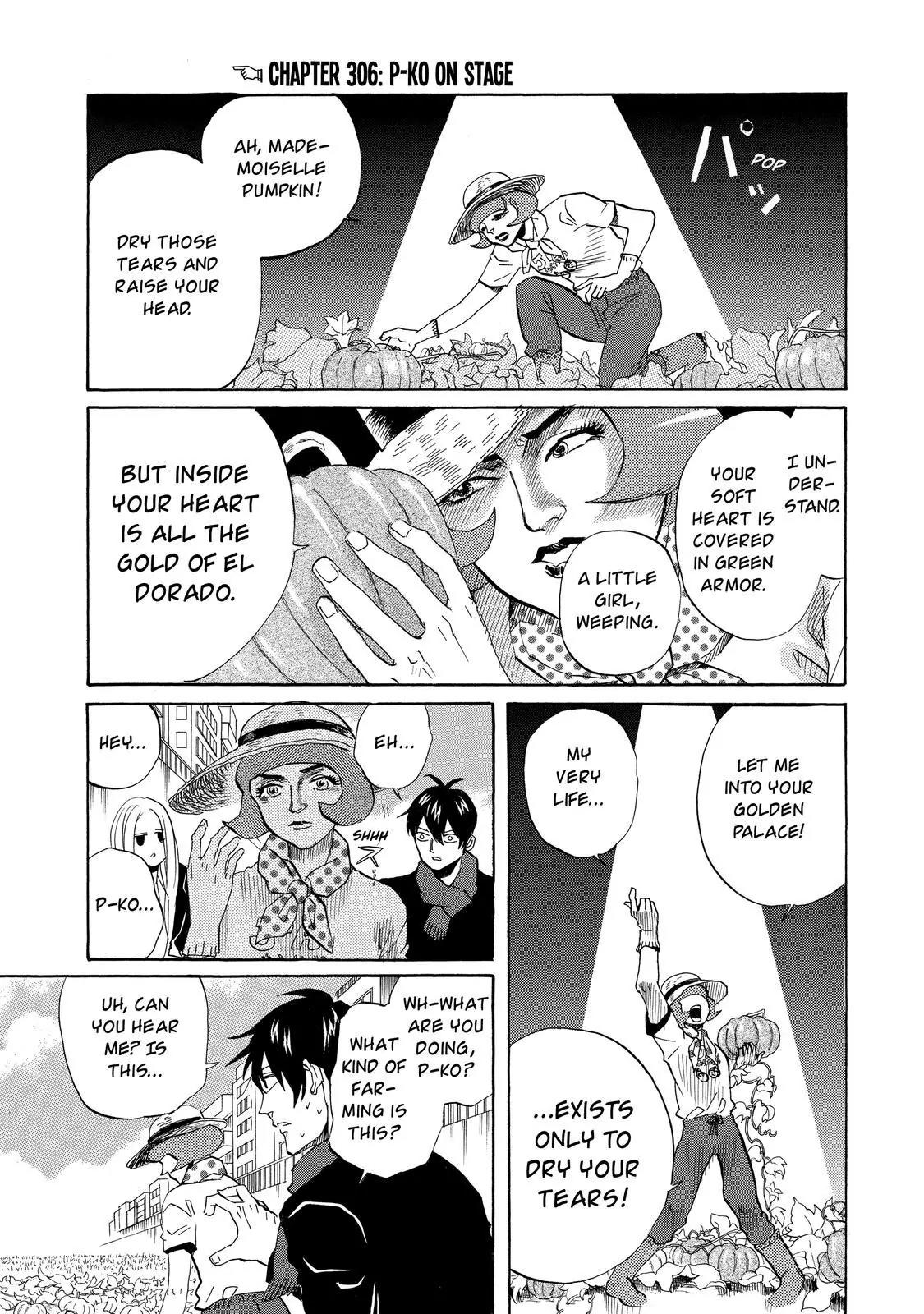 Arakawa Under the Bridge Chapter 306 page 2 - Chapter 306: P-Ko On Stage