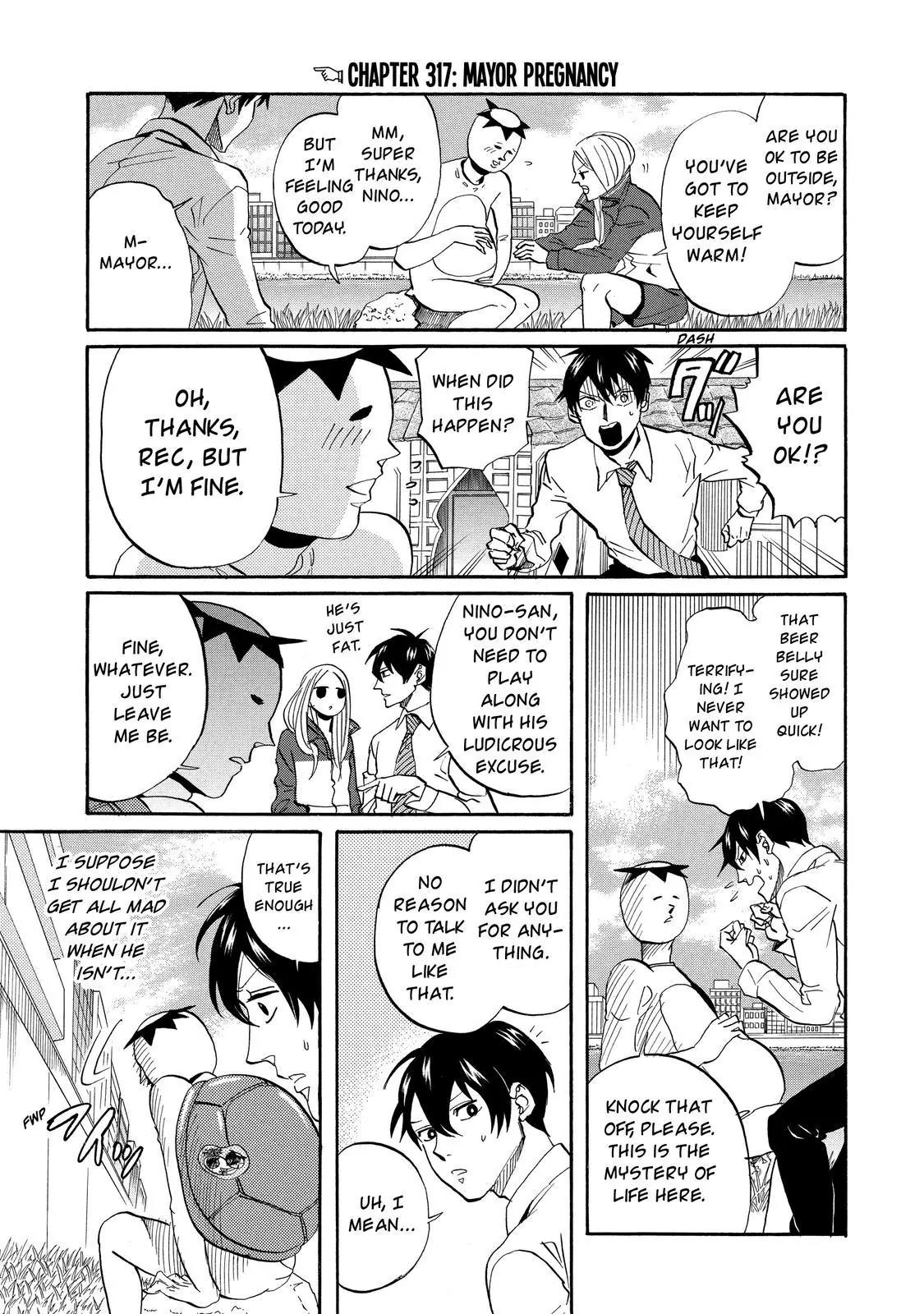 Arakawa Under the Bridge Chapter 317 page 4 - Chapter 317: Mayor Pregnancy
