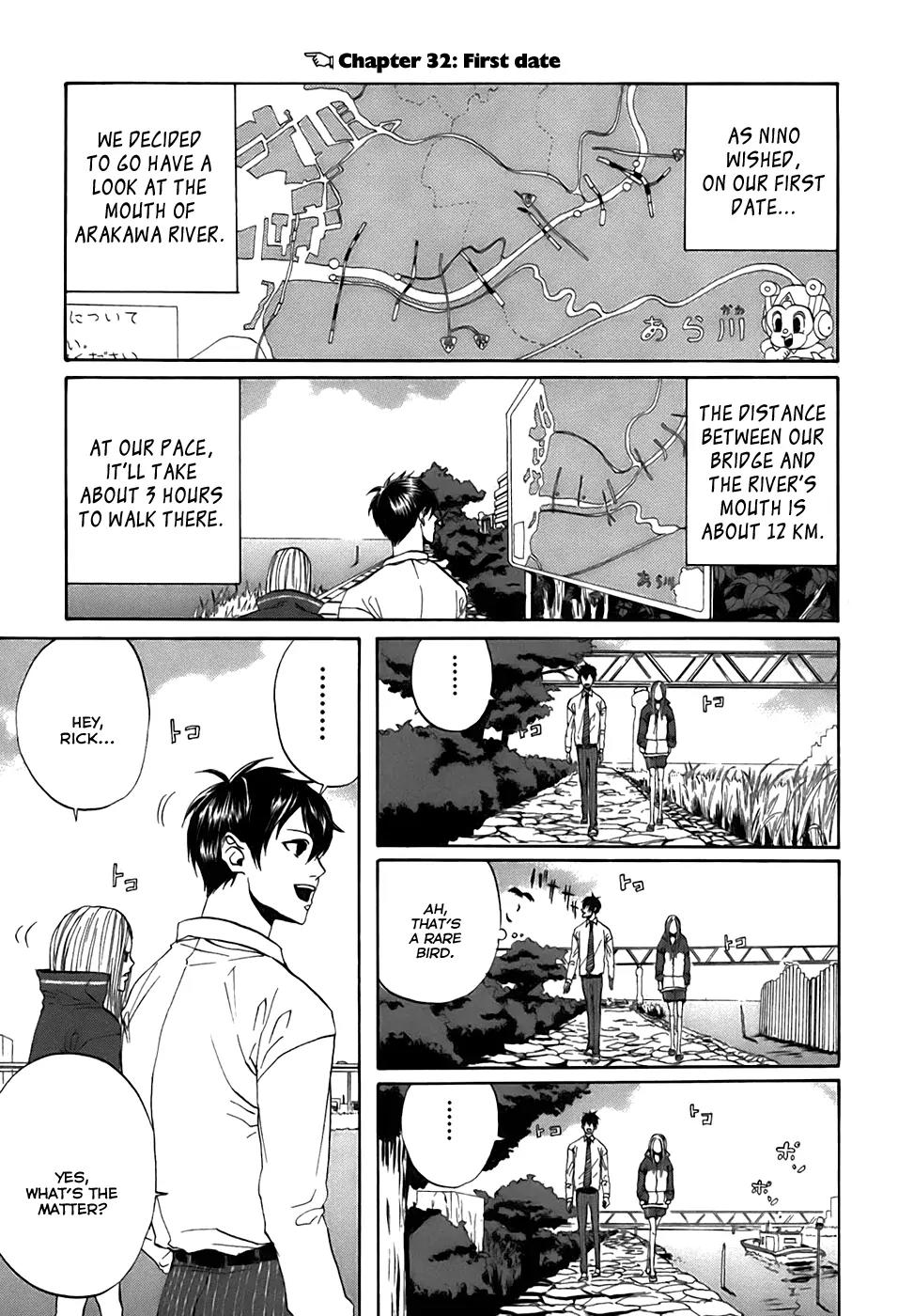 Arakawa Under the Bridge Chapter 32 page 1 - Chapter 32: First Date