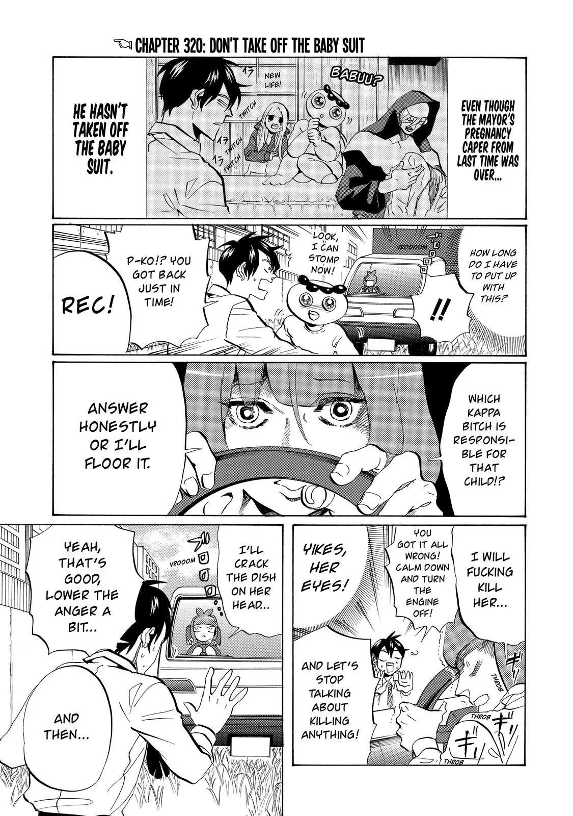Arakawa Under the Bridge Chapter 320 page 4 - Chapter 320: Don't Take Off The Baby Suit