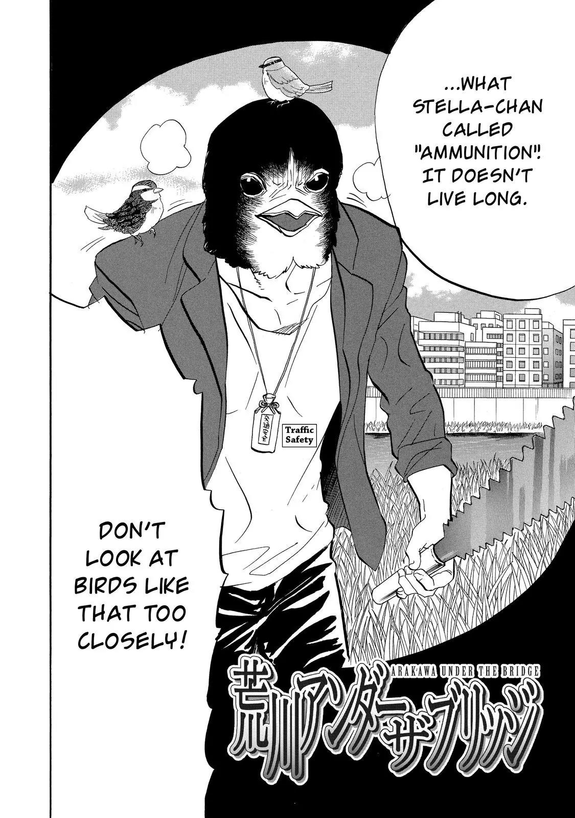 Arakawa Under the Bridge Chapter 323 page 3 - Chapter 323: Bird Love Week