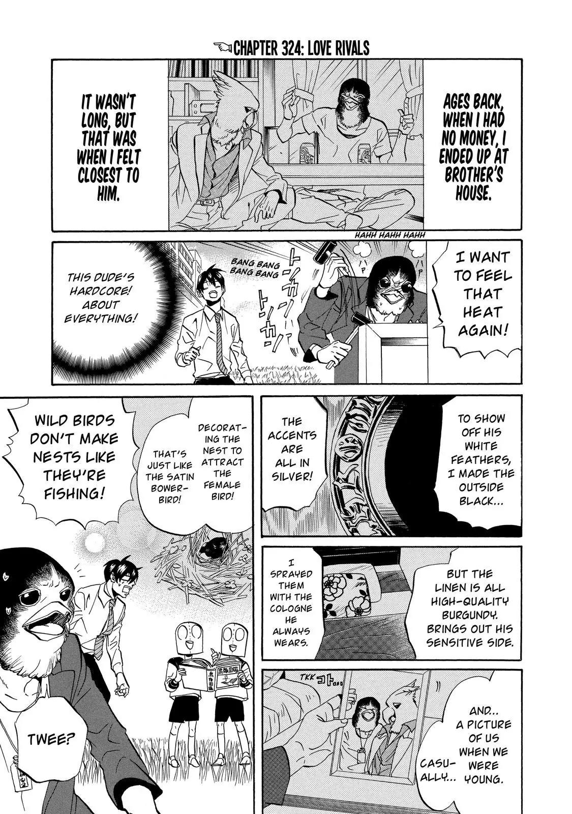 Arakawa Under the Bridge Chapter 324 page 2 - Chapter 324: Love Rivals