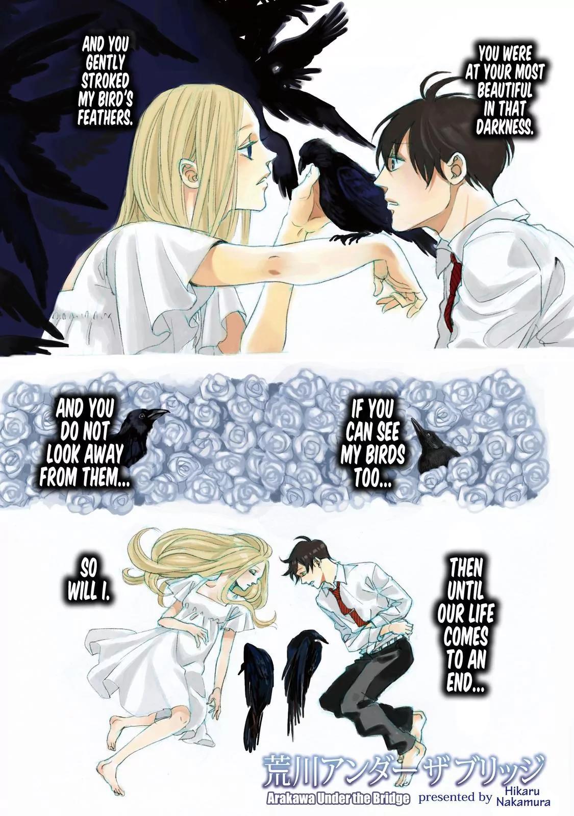 Arakawa Under the Bridge Chapter 325.5 page 5 - Chapter 325.5: Black Bird