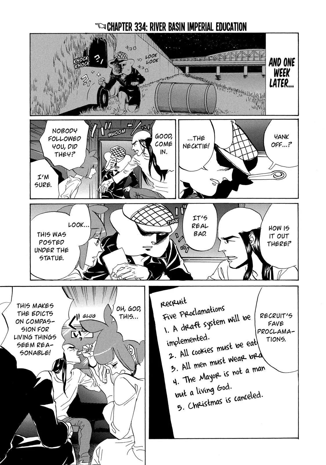 Arakawa Under the Bridge Chapter 334 page 2 - Chapter 334: River Basin Imperial Education