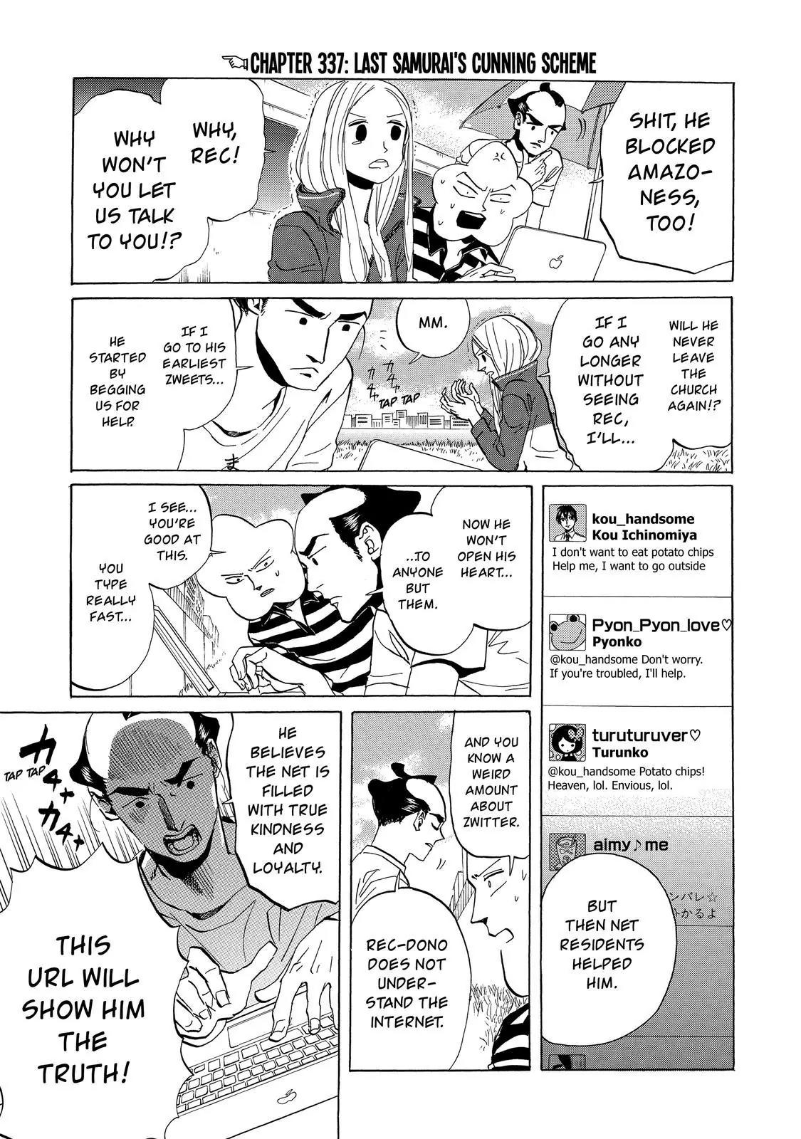 Arakawa Under the Bridge Chapter 337 page 2 - Chapter 337: Last Samurai's Cunning Scheme