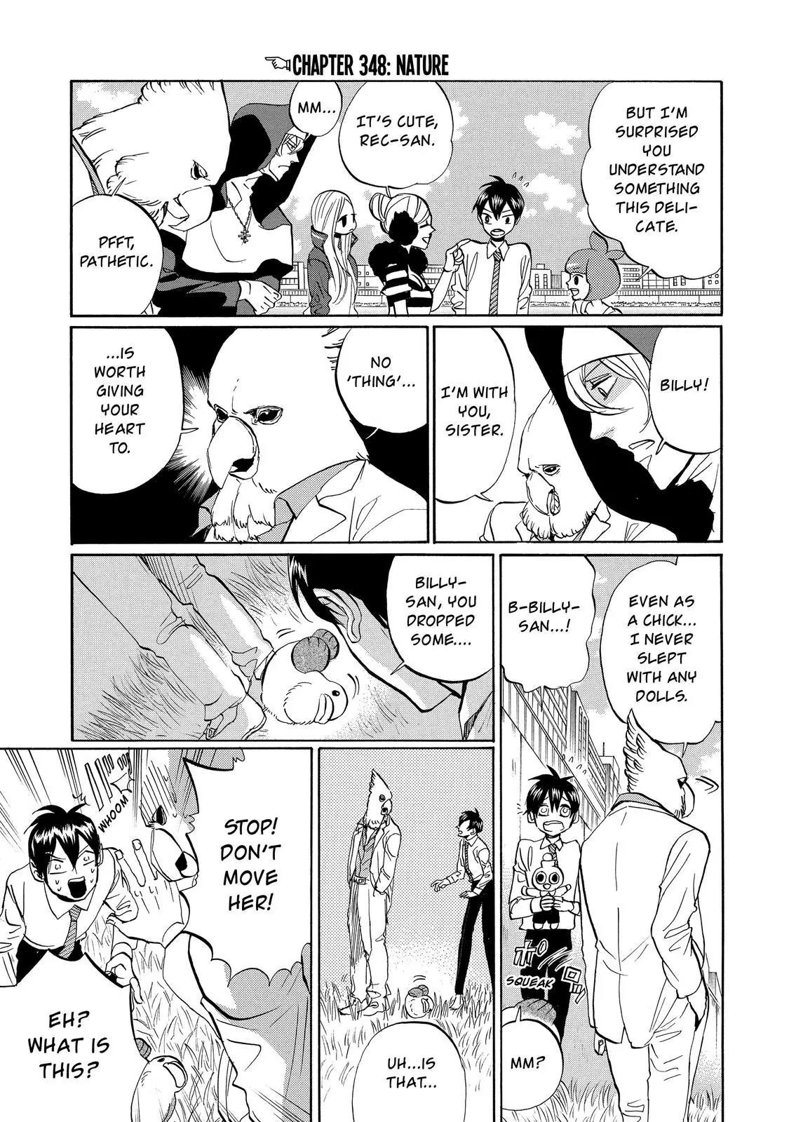 Arakawa Under the Bridge Chapter 348 page 2 - Chapter 348: Nature