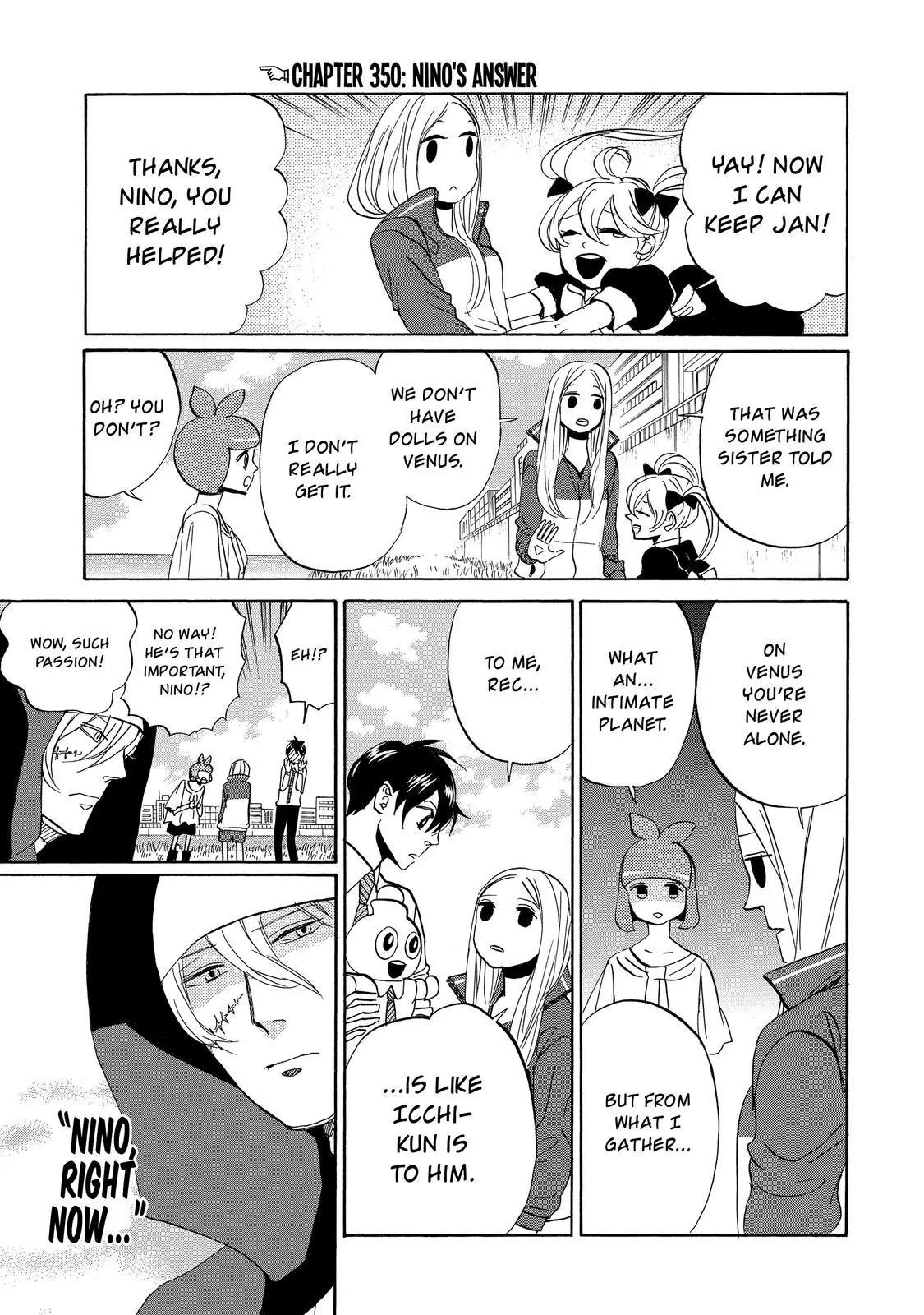 Arakawa Under the Bridge Chapter 350 page 2 - Chapter 350: Nino's Answer