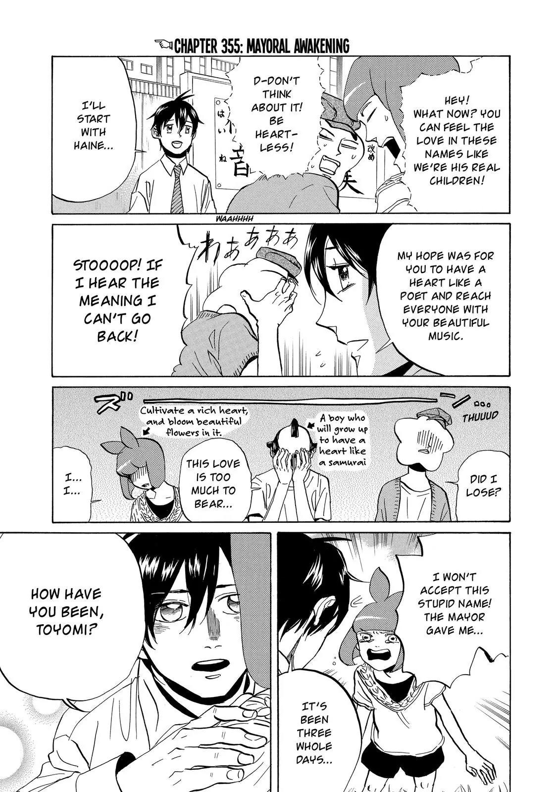 Arakawa Under the Bridge Chapter 355 page 2 - Chapter 355: Mayoral Awakening