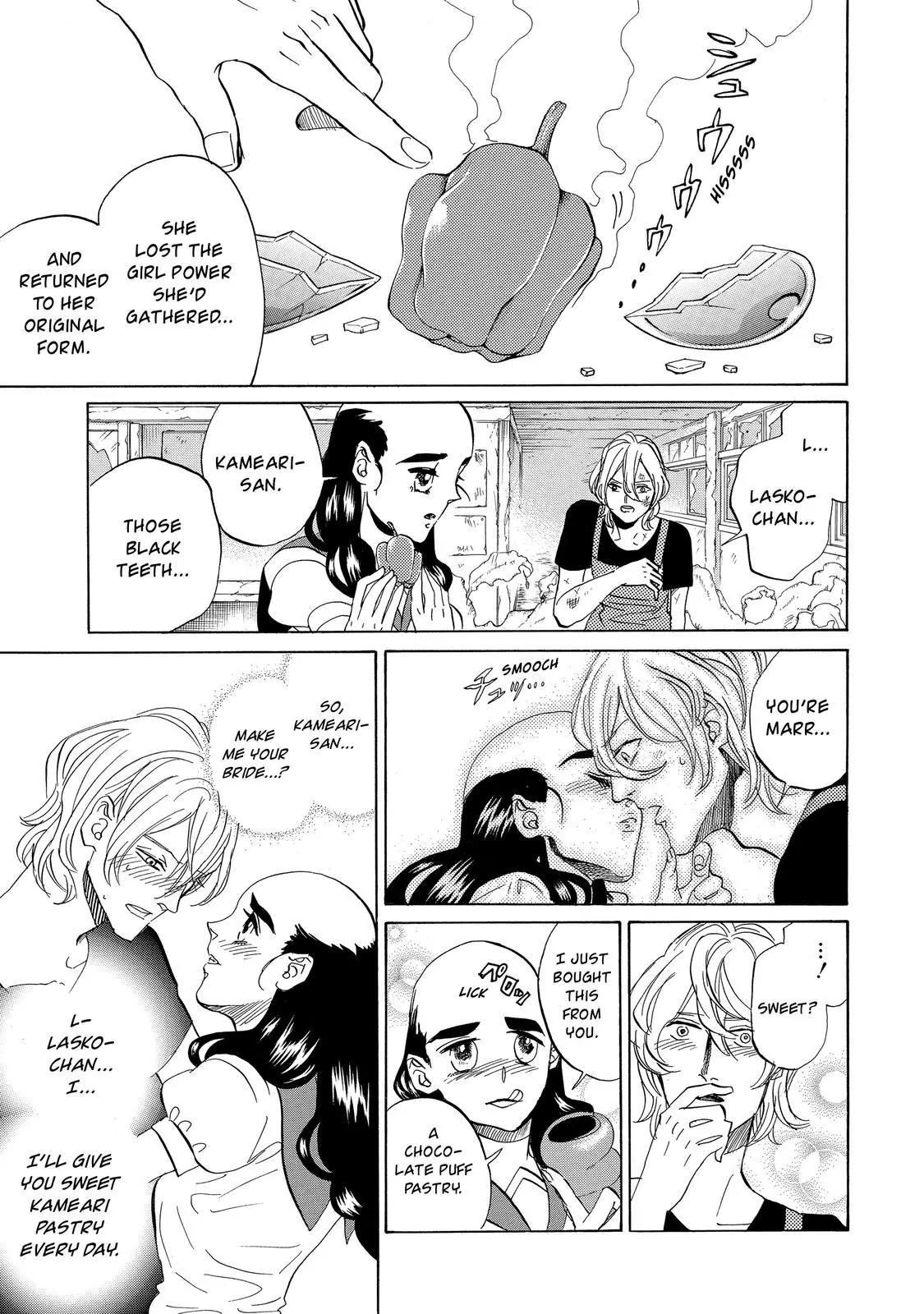 Arakawa Under the Bridge Chapter 356.5 page 12 - Chapter 356.5: Girl Power Force Love Yeast