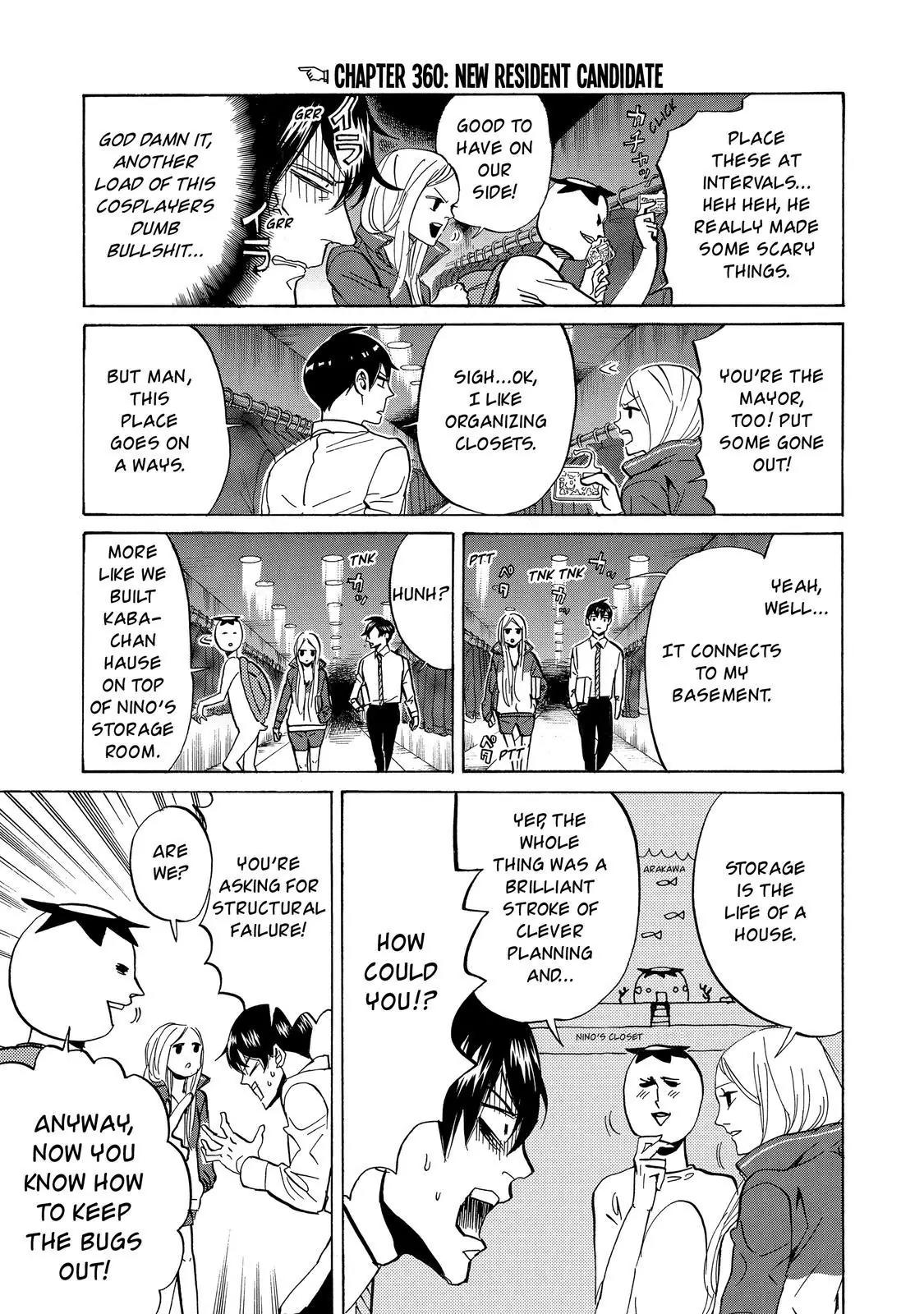 Arakawa Under the Bridge Chapter 360 page 4 - Chapter 360: New Resident Candidate