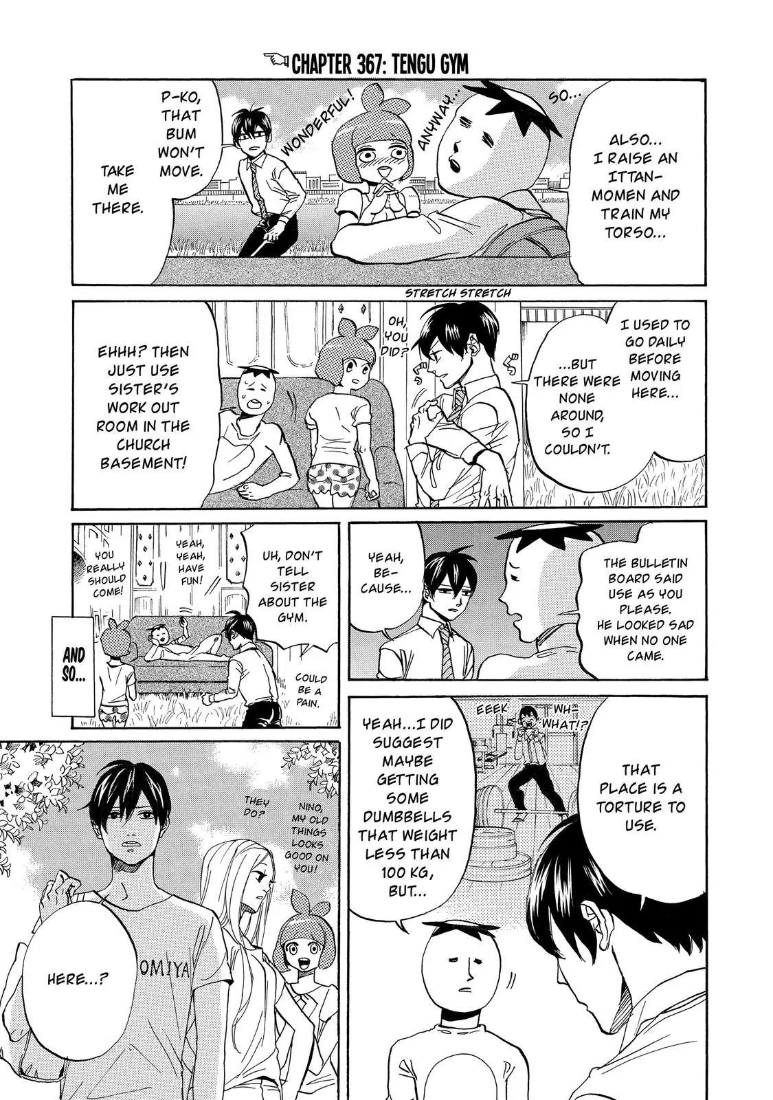 Arakawa Under the Bridge Chapter 367 page 4 - Chapter 367: Tengu Gym