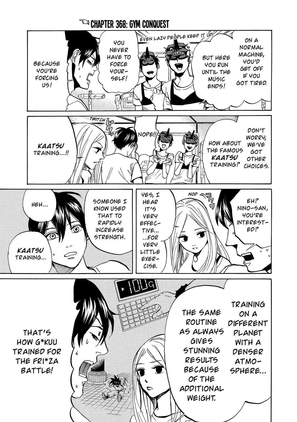 Arakawa Under the Bridge Chapter 368 page 2 - Chapter 368: Gym Conquest