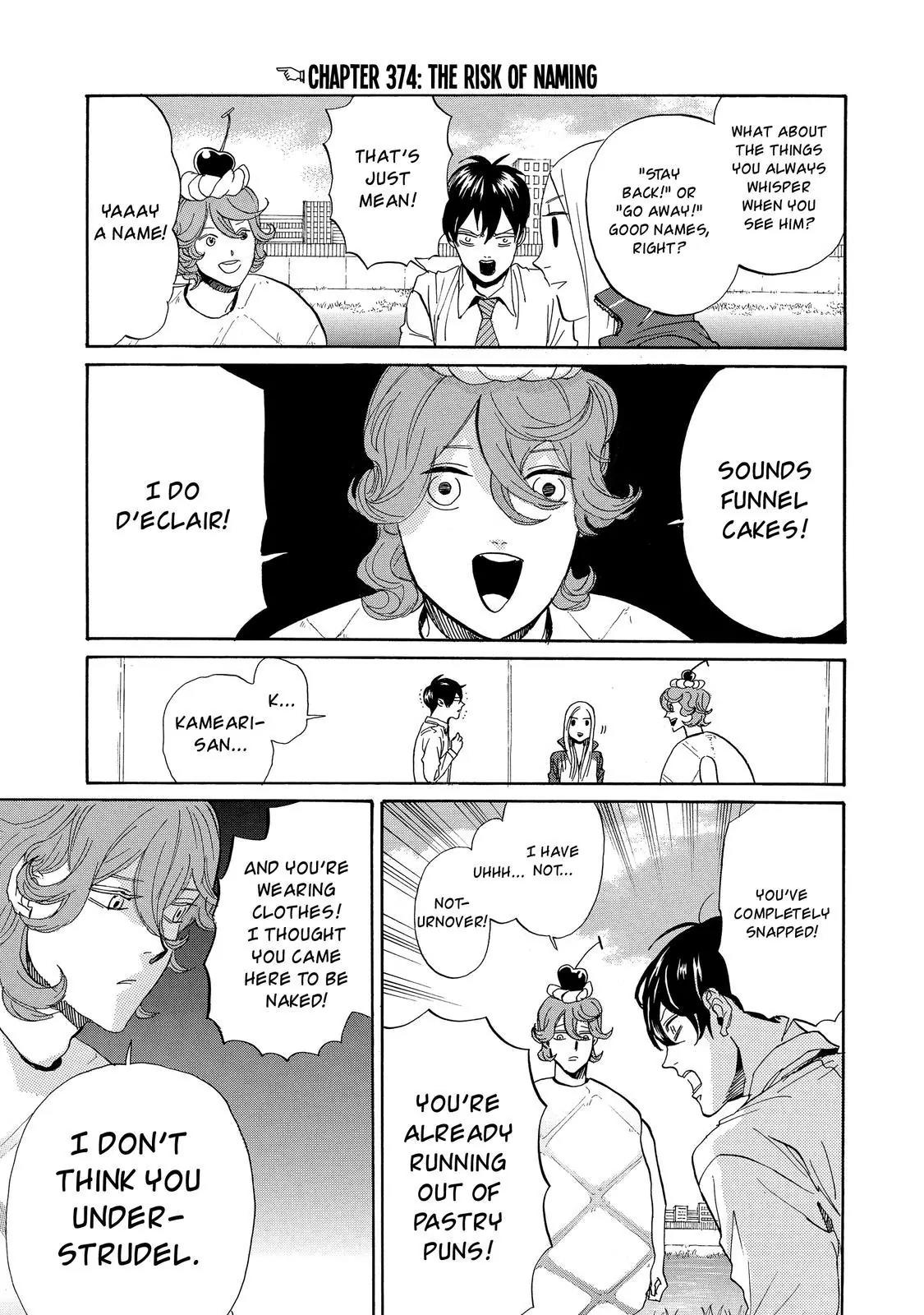 Arakawa Under the Bridge Chapter 374 page 4 - Chapter 374: The Risk Of Naming