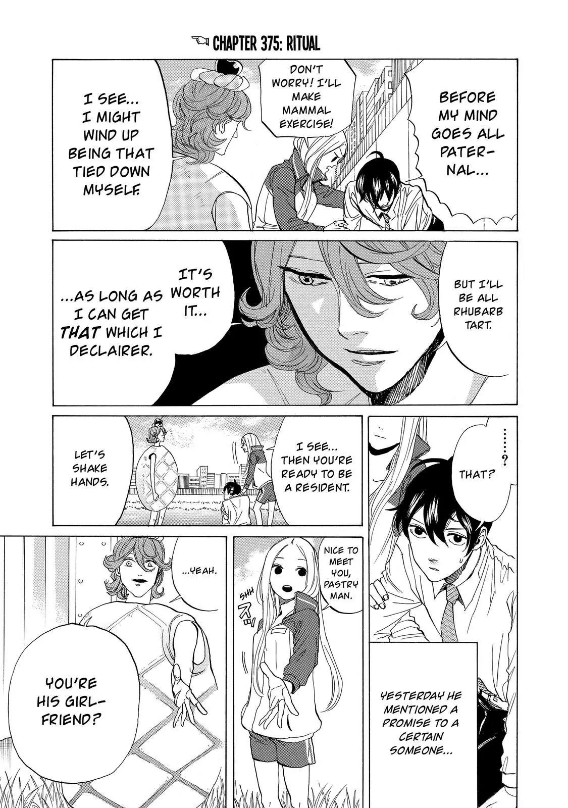 Arakawa Under the Bridge Chapter 375 page 2 - Chapter 375: Ritual