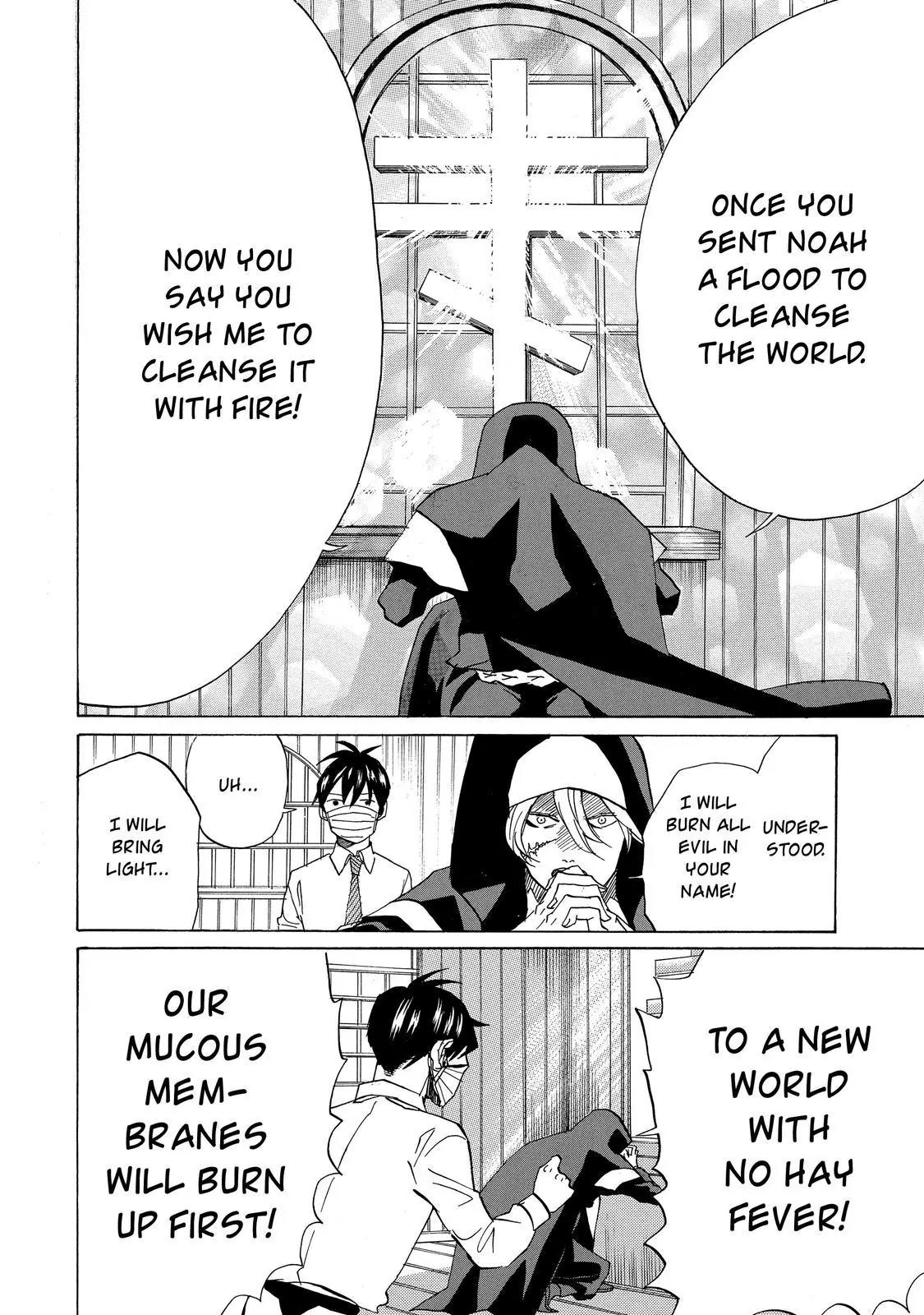 Arakawa Under the Bridge Chapter 377.5 page 7 - Chapter 377.5: The War On Pollen