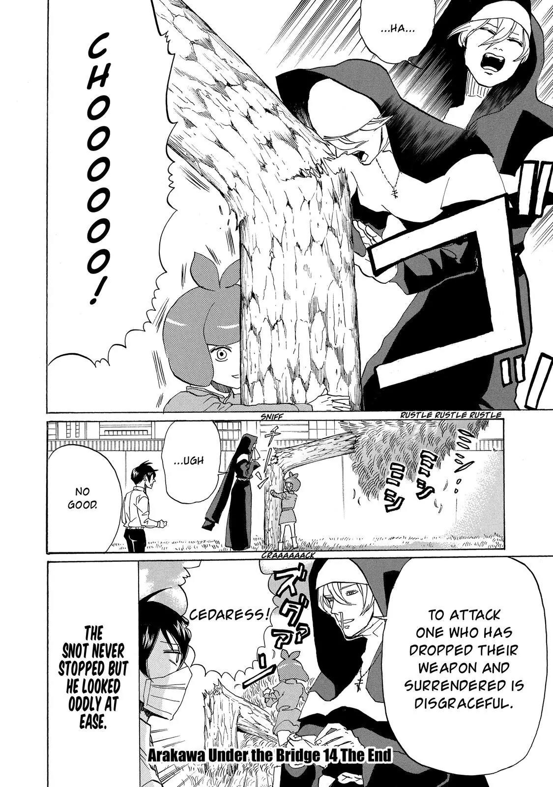 Arakawa Under the Bridge Chapter 377.6 page 5 - Chapter 377.6: The Devil In The River