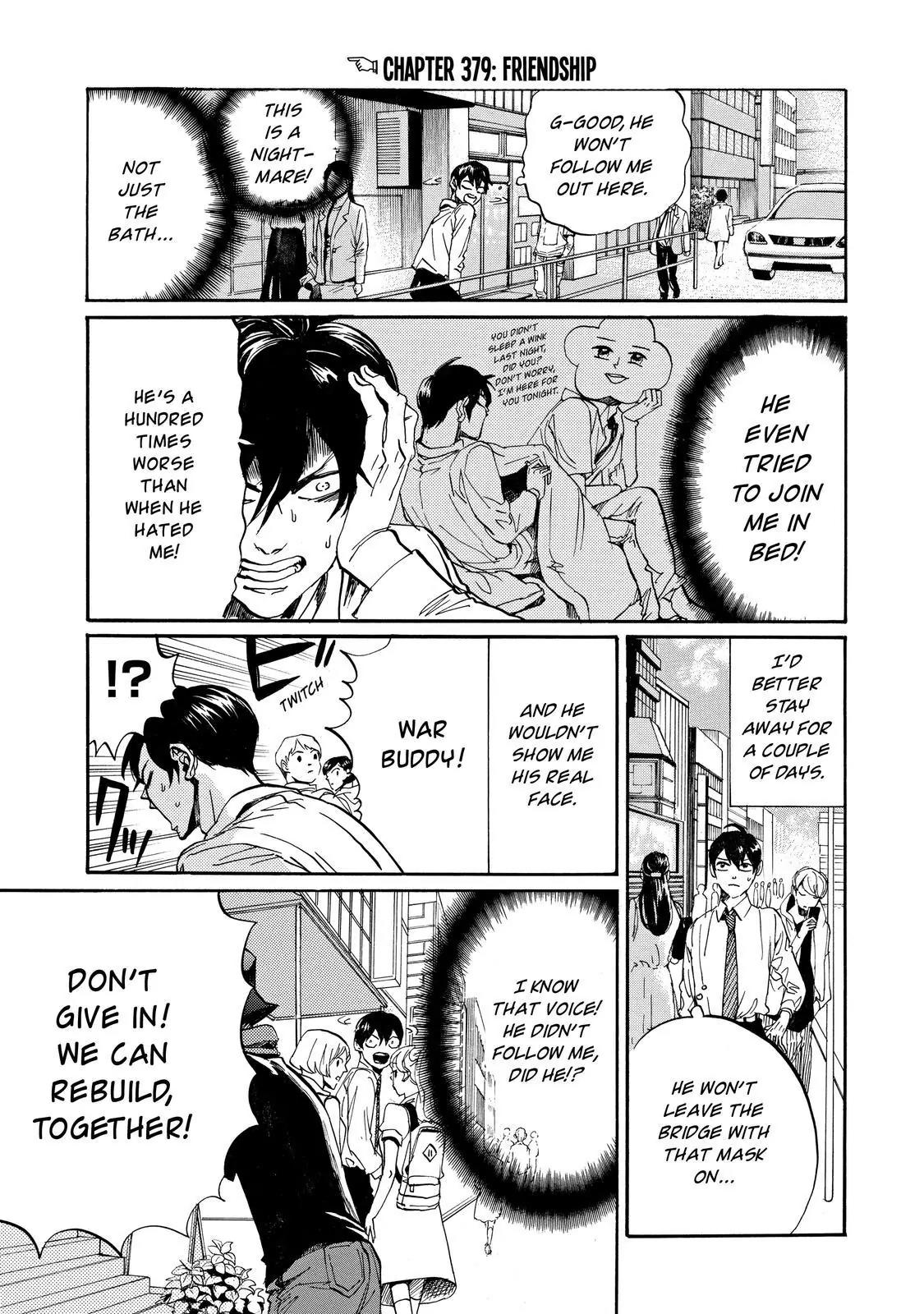 Arakawa Under the Bridge Chapter 379 page 2 - Chapter 379: Friendship