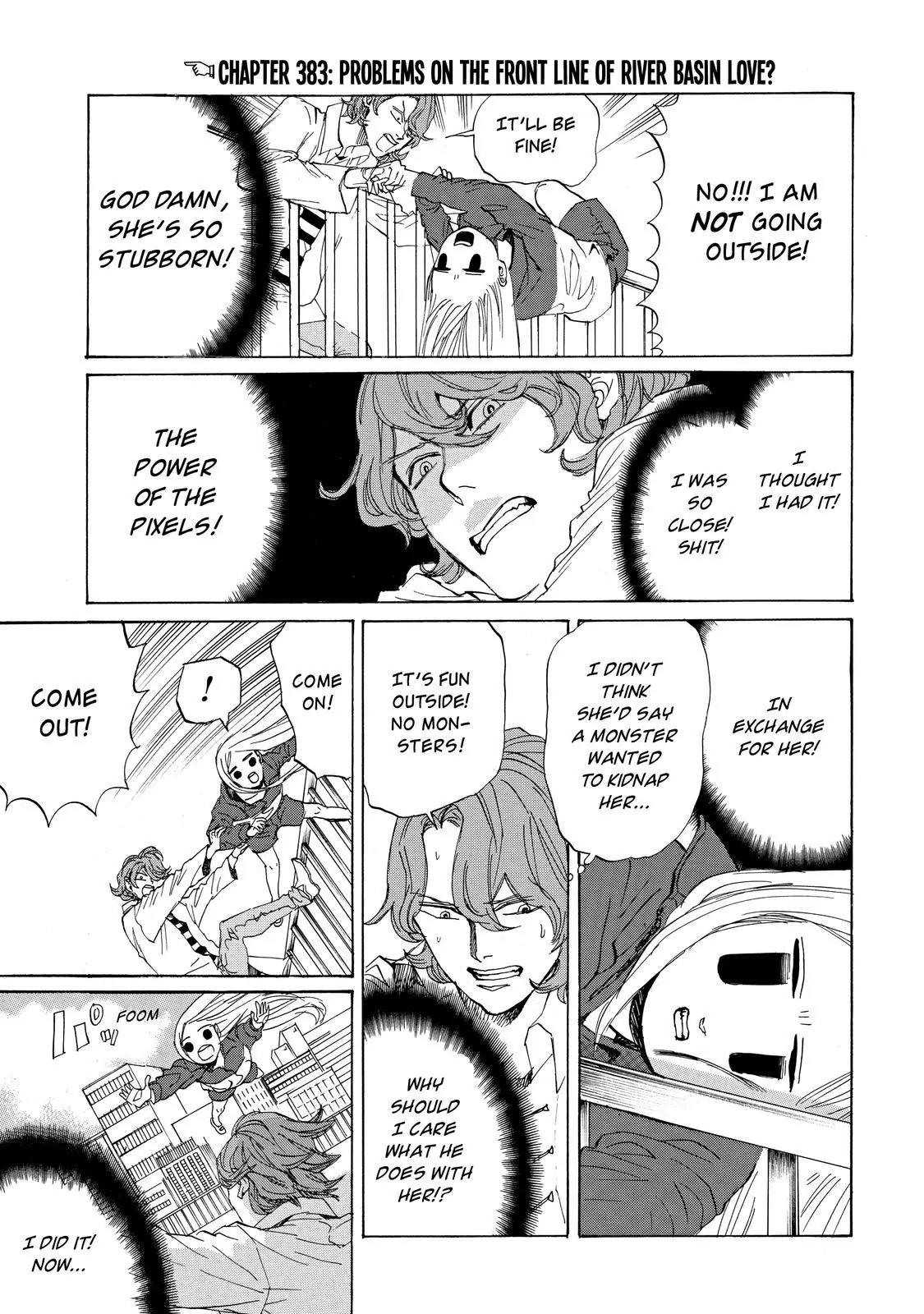 Arakawa Under the Bridge Chapter 383 page 2 - Chapter 383: Problems On The Front Line Of River Basin Love?