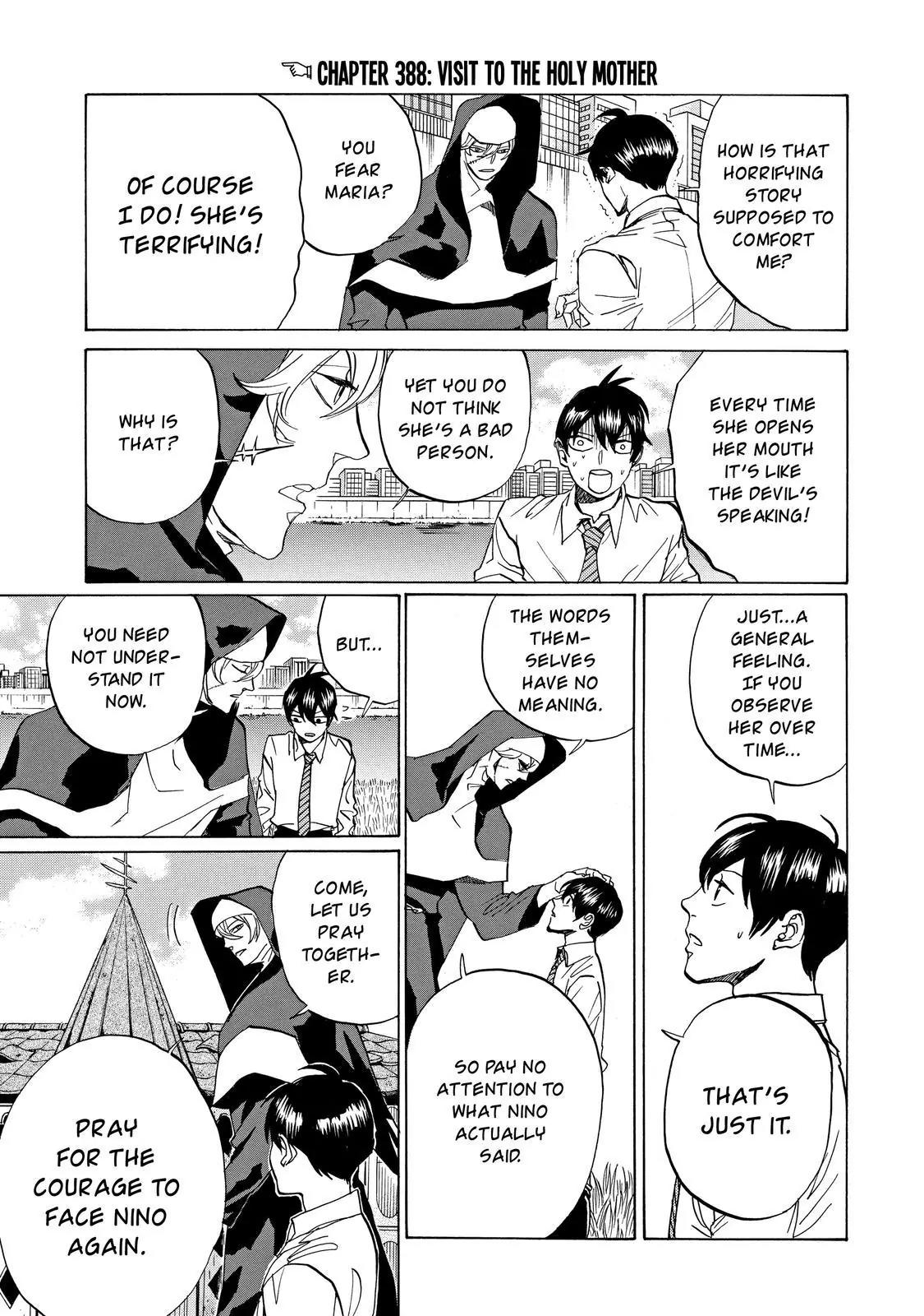 Arakawa Under the Bridge Chapter 388 page 2 - Chapter 388: Visit To The Holy Mother