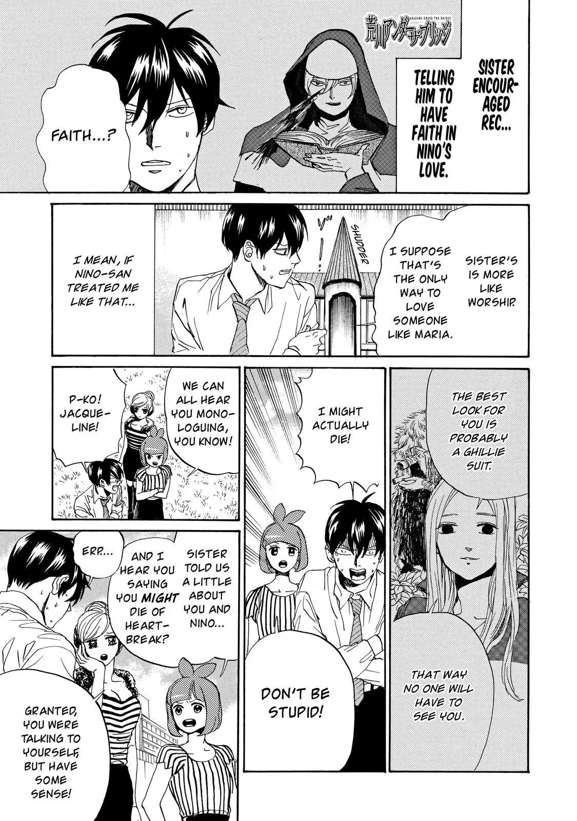 Arakawa Under the Bridge Chapter 390 page 2 - Chapter 390: Death From Heartbreak