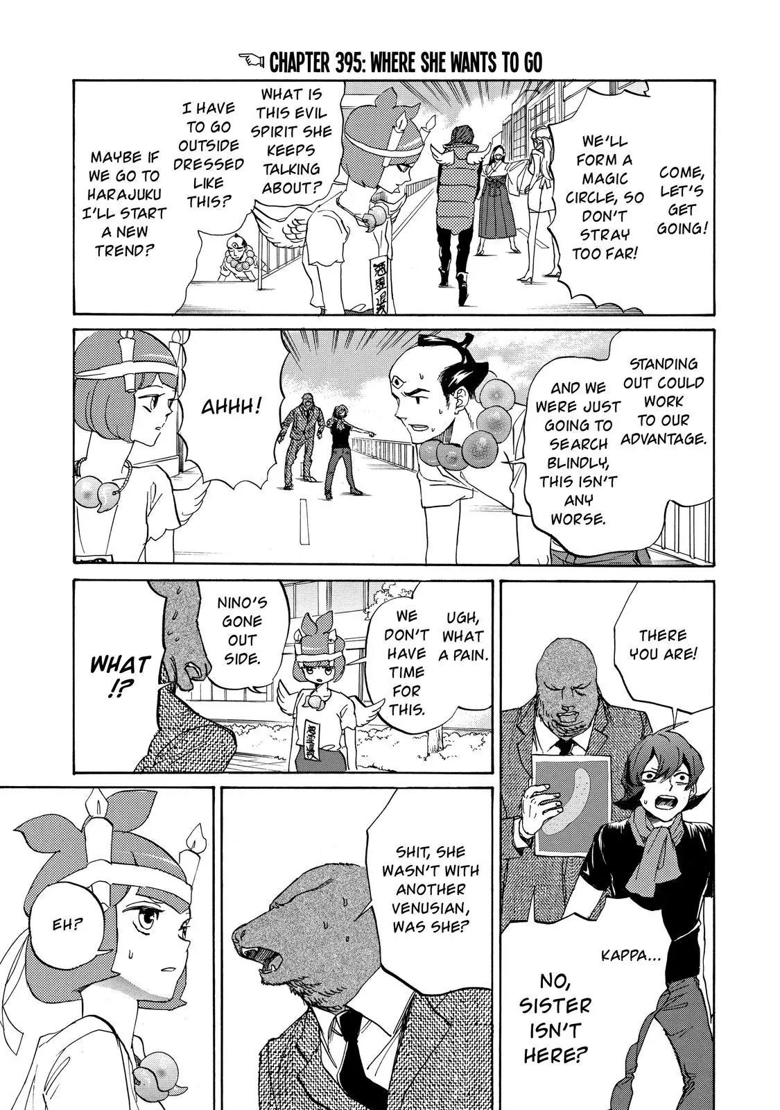Arakawa Under the Bridge Chapter 395 page 2 - Chapter 395: Where She Wants To Go