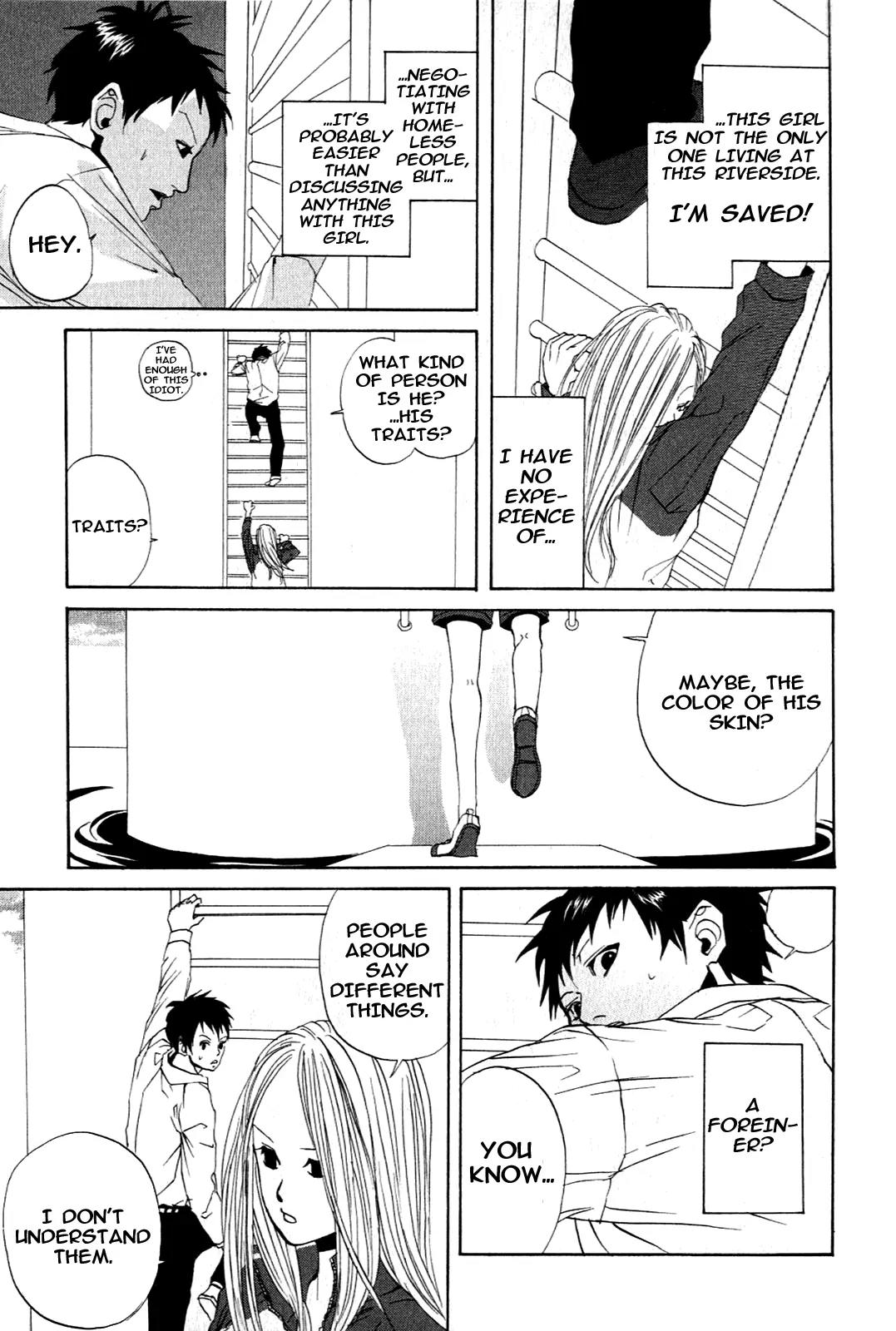 Arakawa Under the Bridge Chapter 4 page 3 - Chapter 4: Green Green