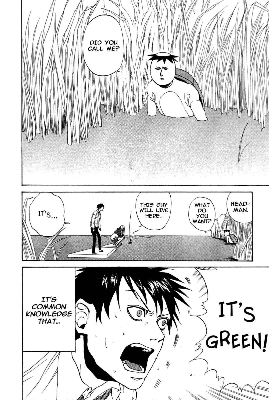 Arakawa Under the Bridge Chapter 4 page 6 - Chapter 4: Green Green