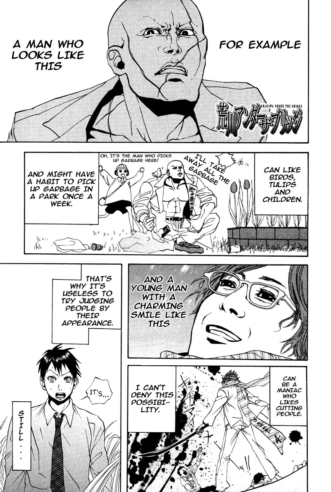 Arakawa Under the Bridge Chapter 4 page 7 - Chapter 4: Green Green