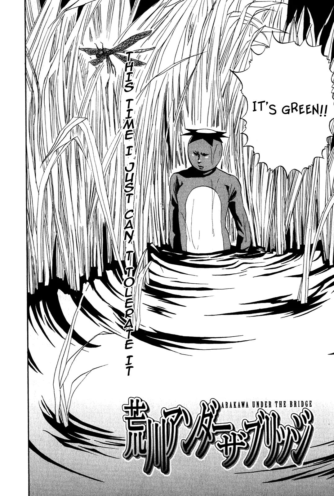 Arakawa Under the Bridge Chapter 4 page 8 - Chapter 4: Green Green