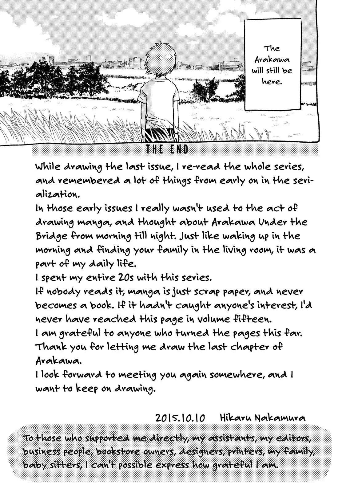 Arakawa Under the Bridge Chapter 400.7 page 8 - Chapter 400.7: After Manga
