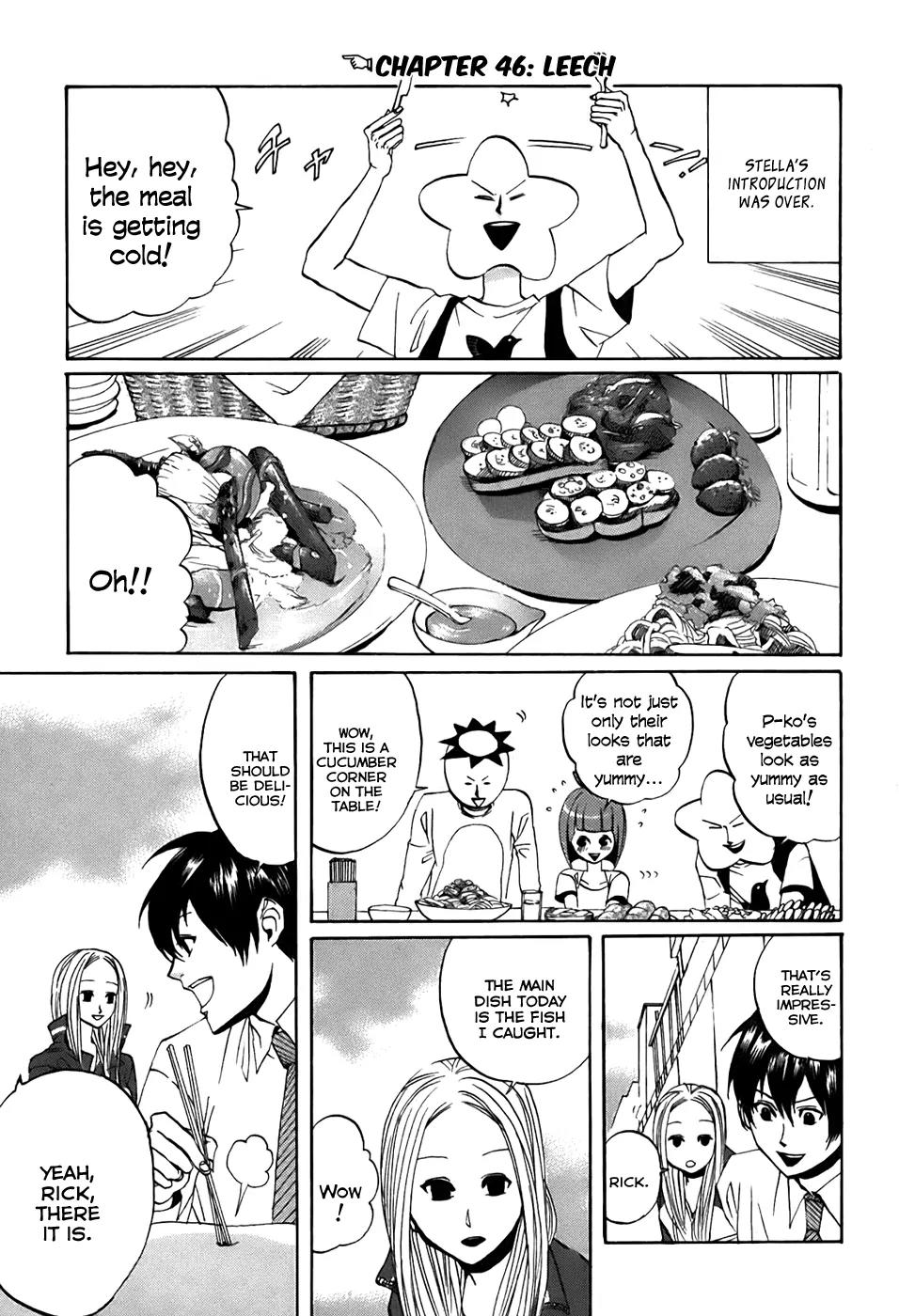 Arakawa Under the Bridge Chapter 46 page 1 - Chapter 46: Leech