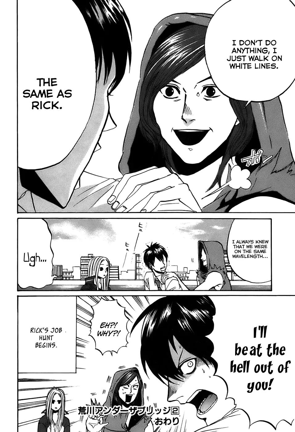 Arakawa Under the Bridge Chapter 47 page 6 - Chapter 47: I'll Beat the Hell Out of You