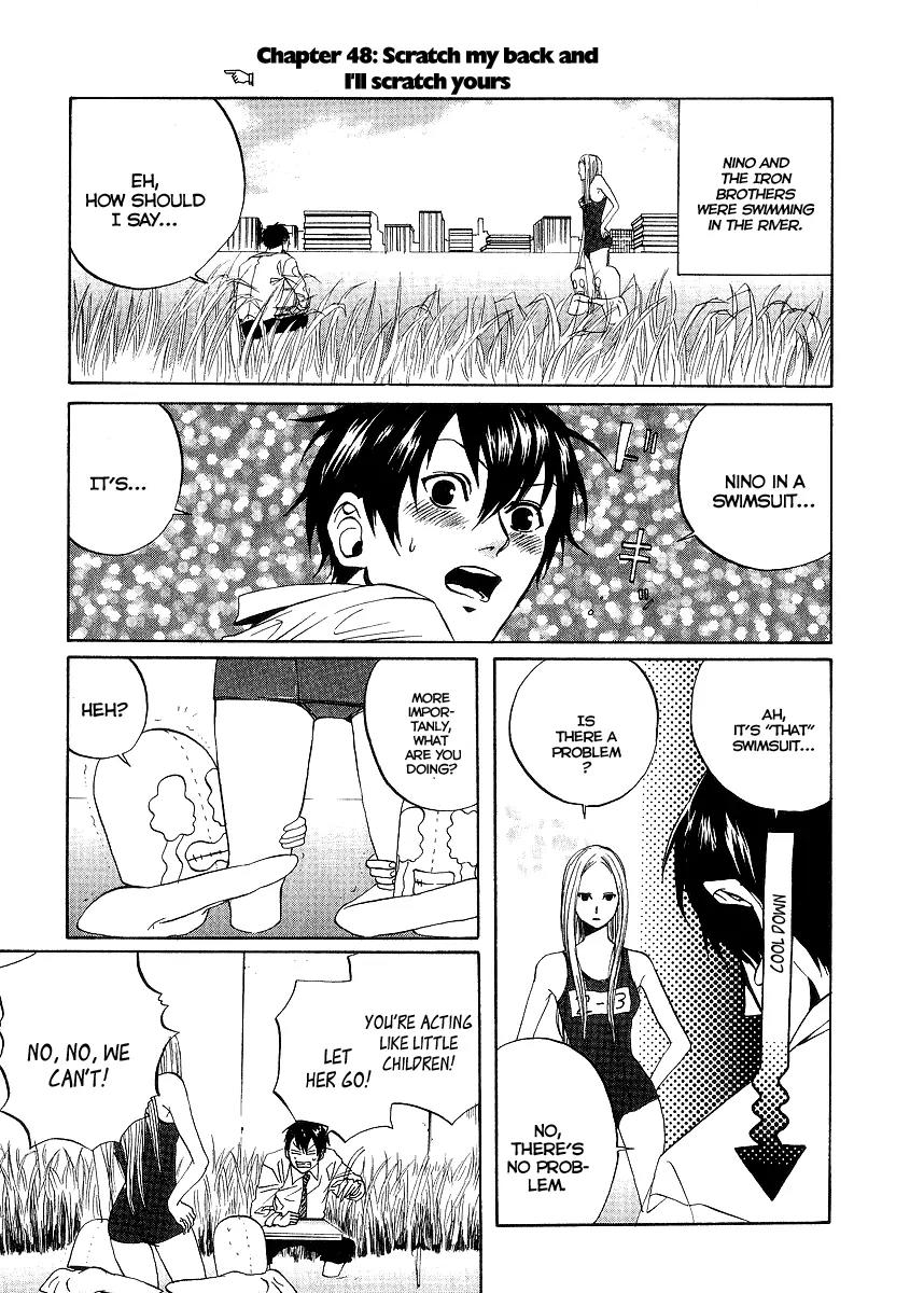 Arakawa Under the Bridge Chapter 48 page 8 - Chapter 48: Scratch My Back and I'll Scratch Yours