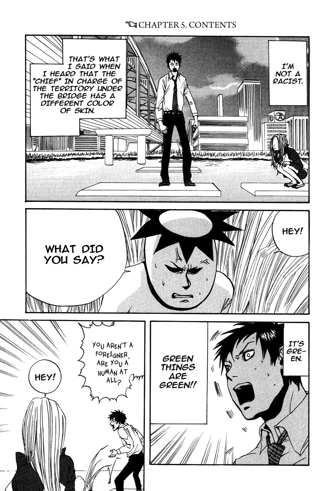 Arakawa Under the Bridge Chapter 5 page 1 - Chapter 5: Contents
