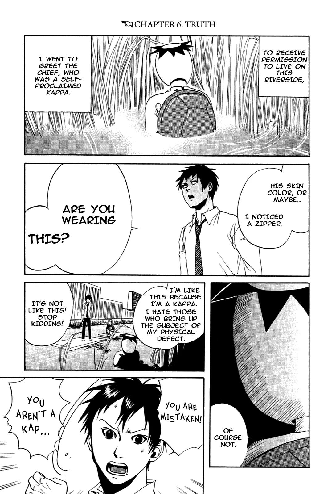 Arakawa Under the Bridge Chapter 6 page 1 - Chapter 6: Truth