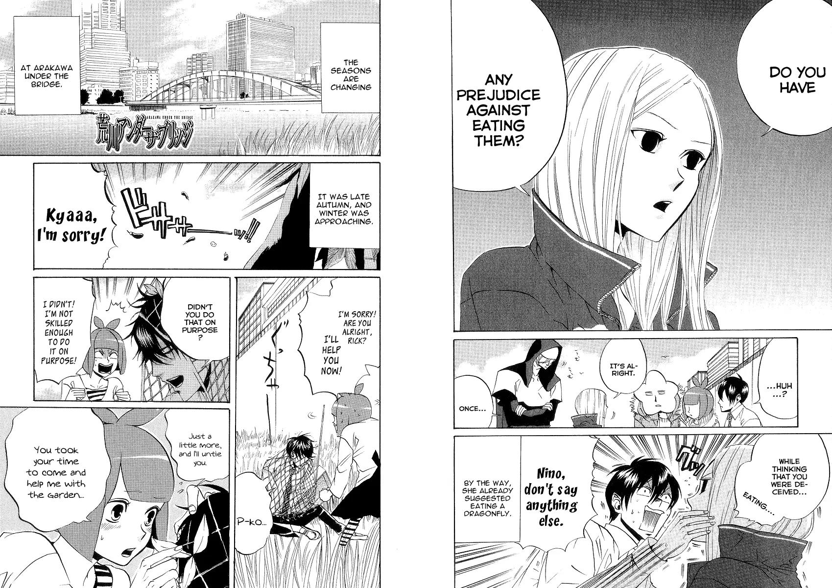 Arakawa Under the Bridge Chapter 65 page 4 - Chapter 65: All of Us