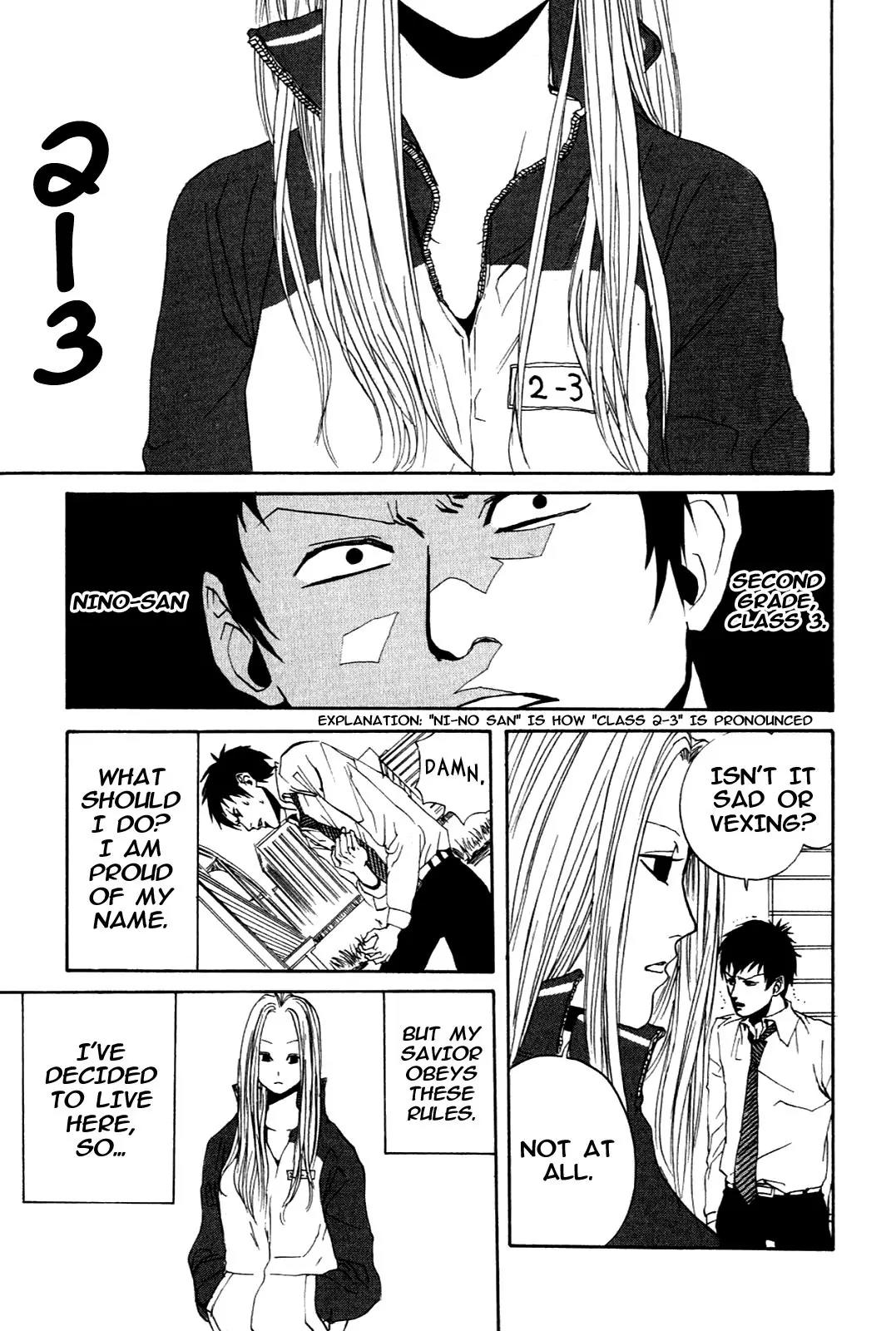 Arakawa Under the Bridge Chapter 7 page 3 - Chapter 7: Recruitment Under the Bridge
