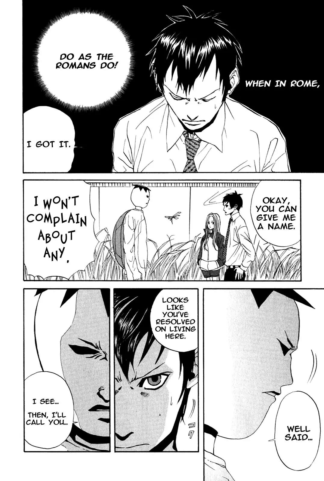 Arakawa Under the Bridge Chapter 7 page 4 - Chapter 7: Recruitment Under the Bridge