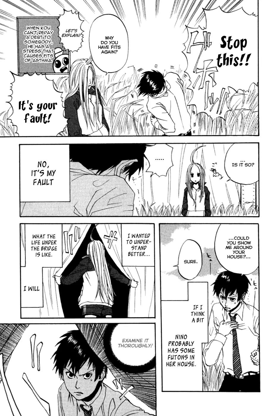 Arakawa Under the Bridge Chapter 8 page 7 - Chapter 8: A Place to Rest