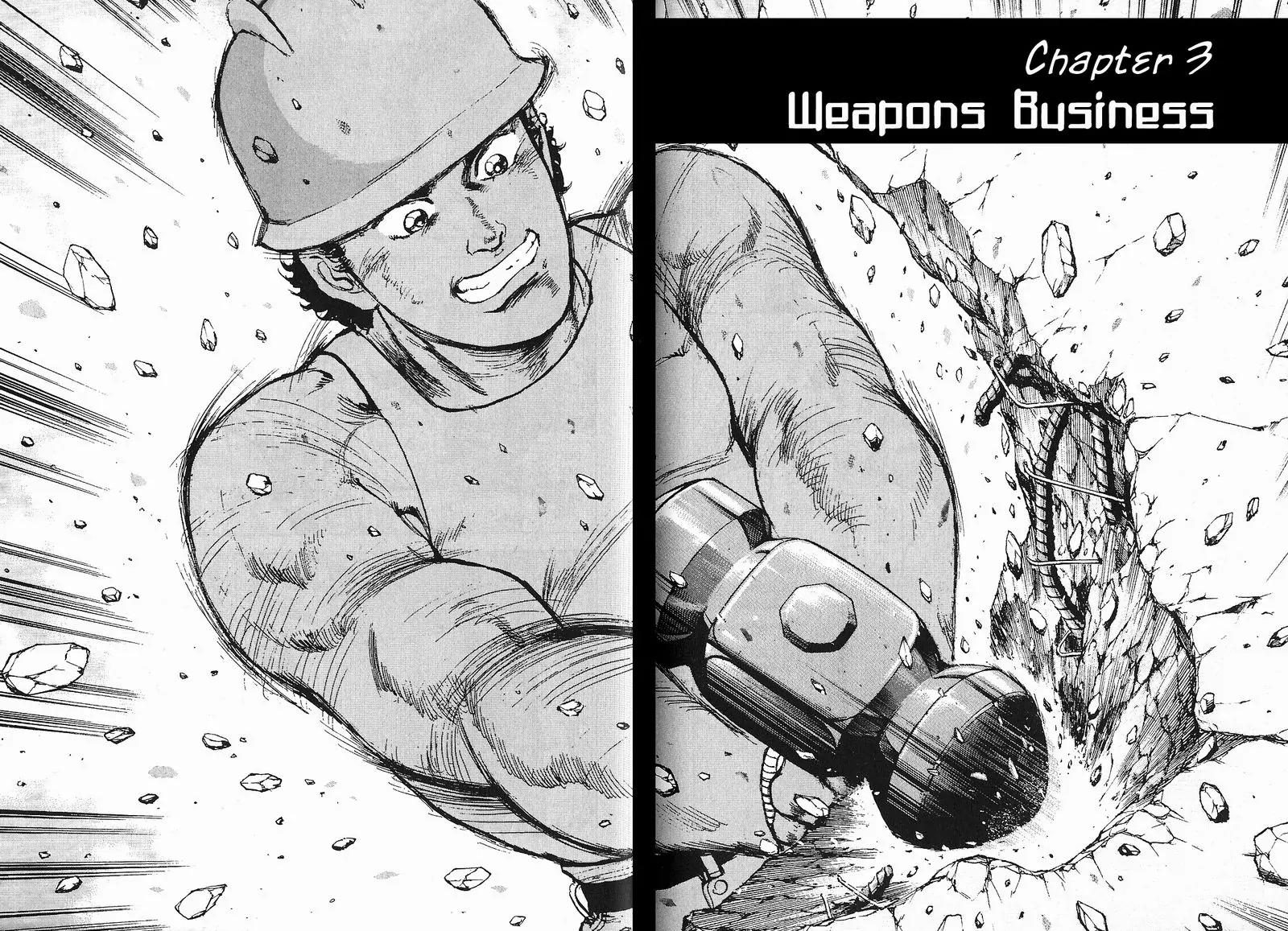 Araragi Express Chapter 3 page 2 - Chapter 3: Weapons Business
