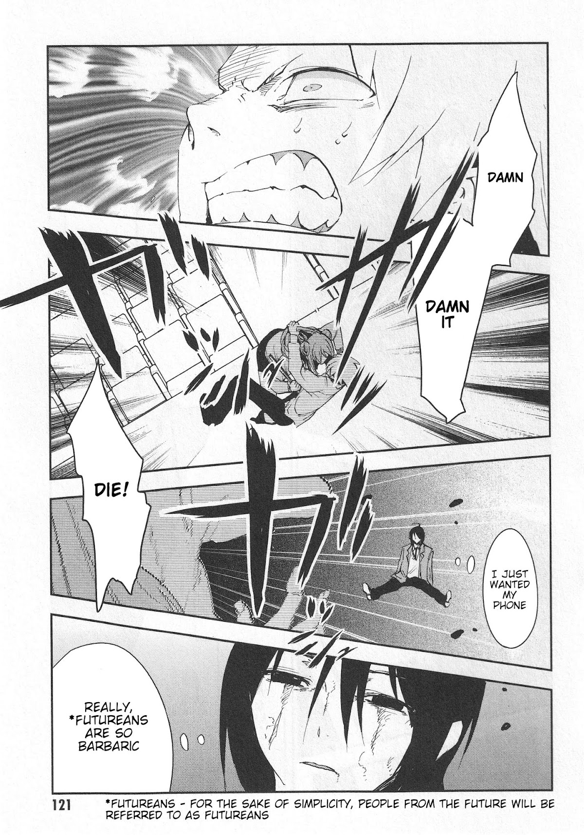 Arata Naru Sekai - Kako Hen Chapter 4 page 14 - Chapter 4: World's start/load/end