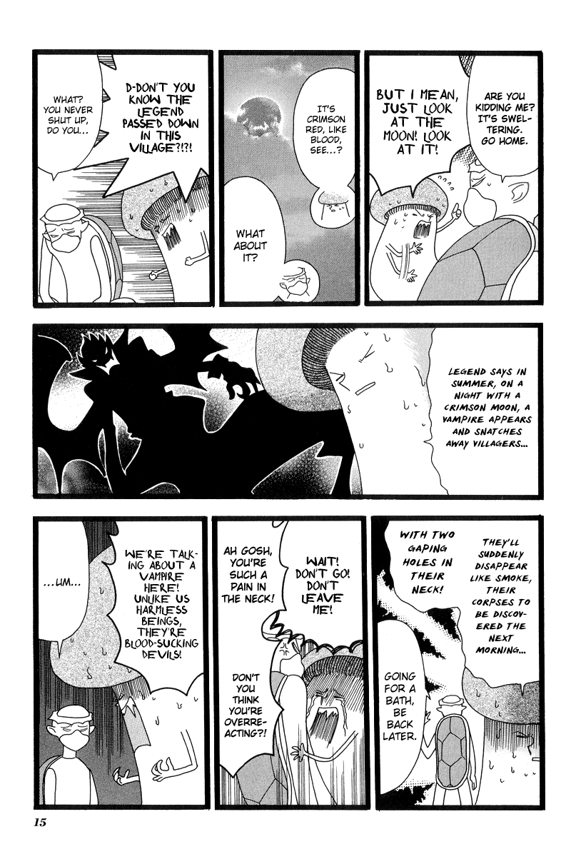 Arcana 04 - Vampire Chapter 4.2-2 page 3 - Vol.4 Chapter 2 v2 : Mushroom and Kappa: Arcana compilation for vampires on business trips