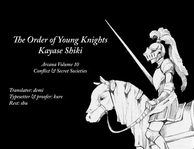 Arcana 10 - Conflict / Secret Societies Chapter 10.6 page 18 - Vol.10 Chapter 6: The Order of Young Knights