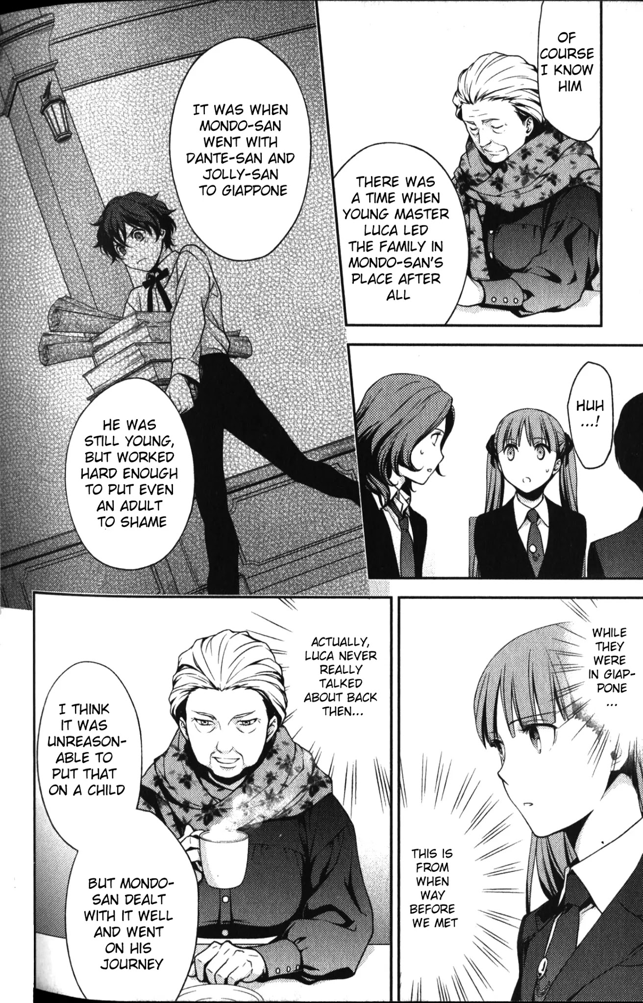 Arcana Famiglia - Amore Mangiare Cantare! Chapter 13 page 13 - Chapter 13: Luca's position