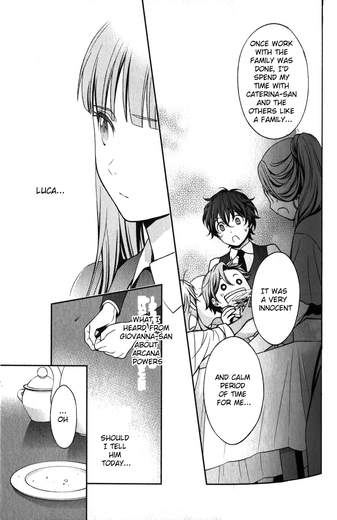Arcana Famiglia - Amore Mangiare Cantare! Chapter 14 page 21 - Chapter 14: Reminiscence